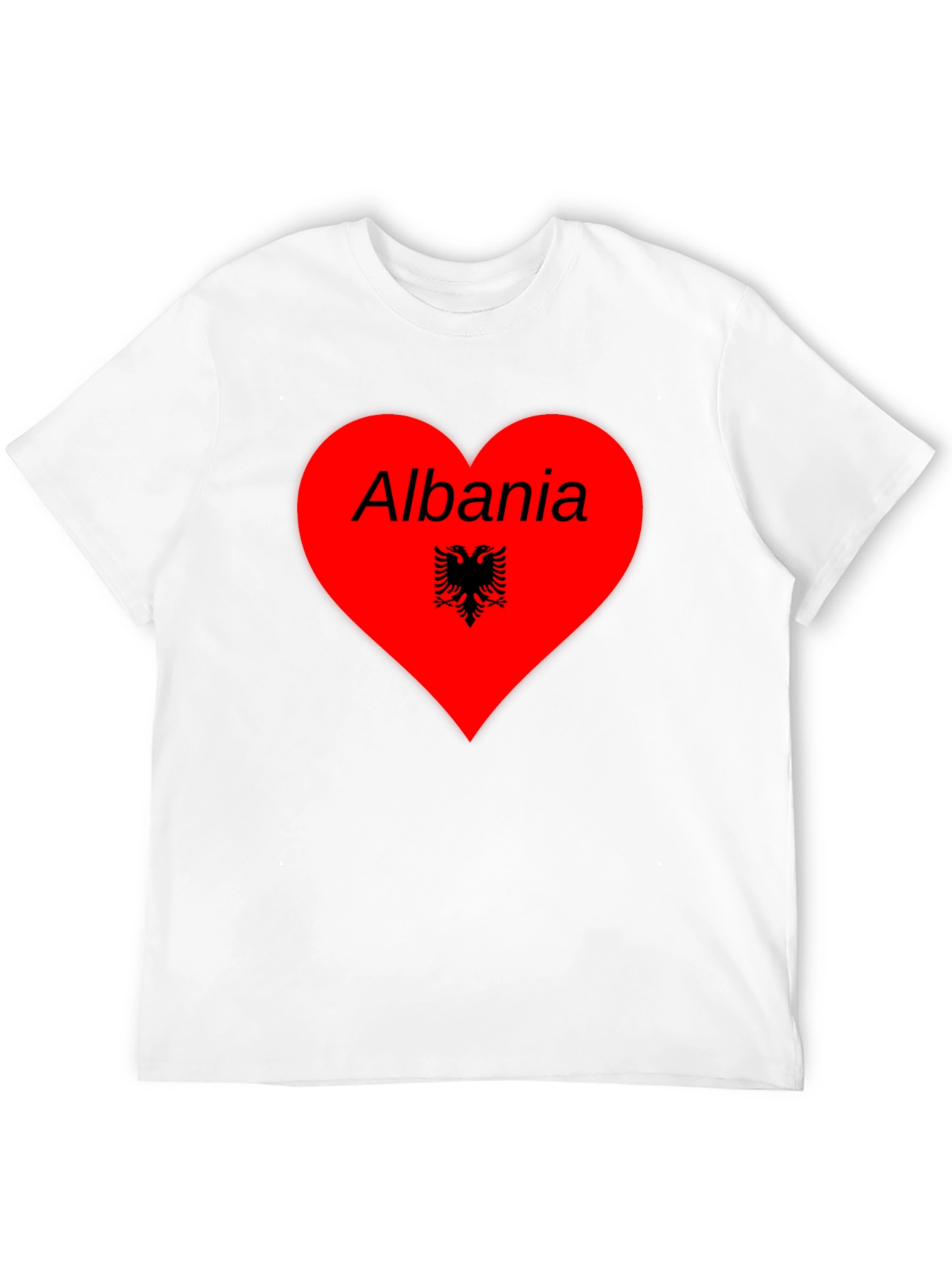 Albania Heart T-Shirt - Show Your Love!
