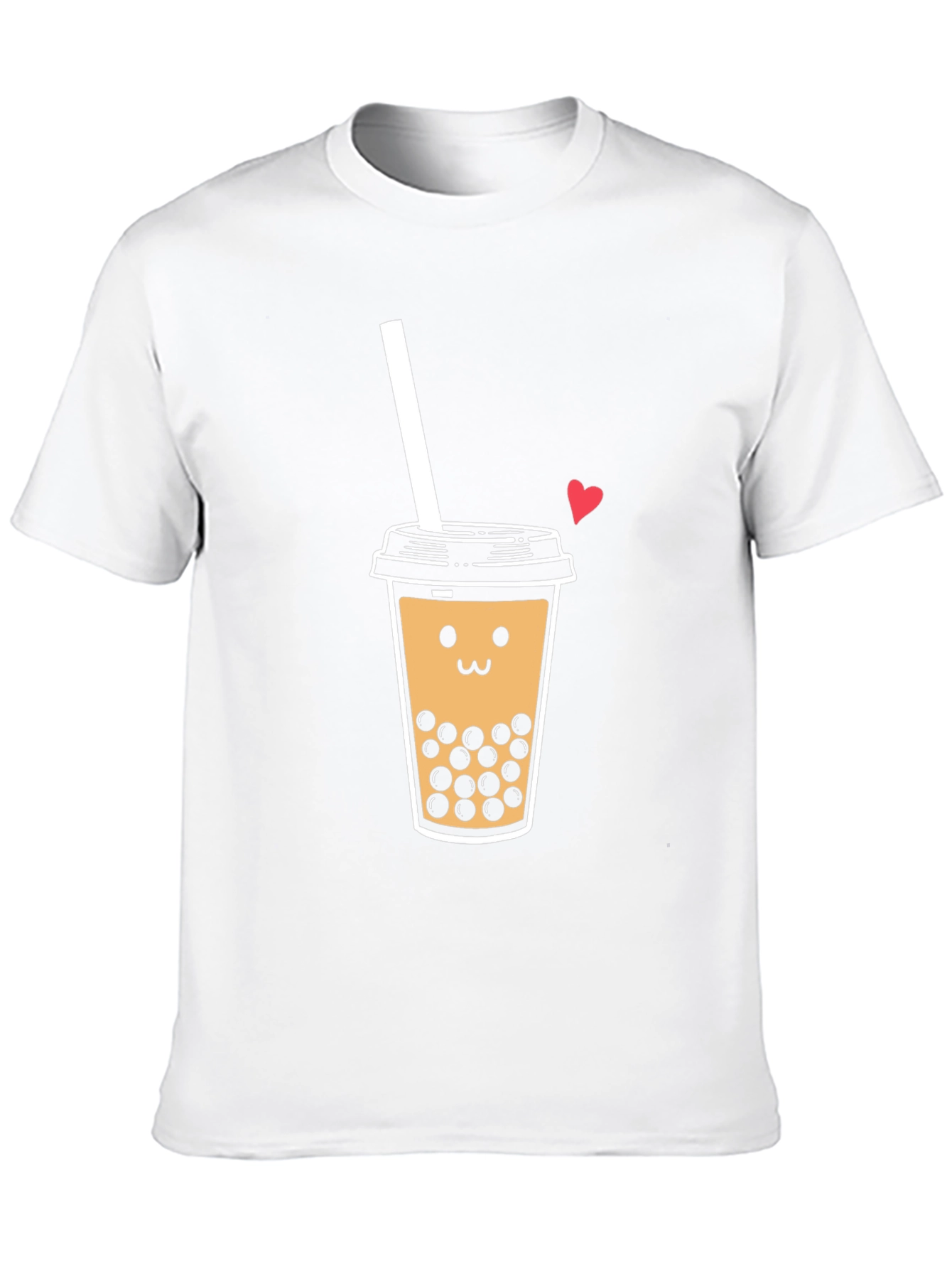 Boba Tea Graphic T-Shirt - Cute Bubble Tea Design
