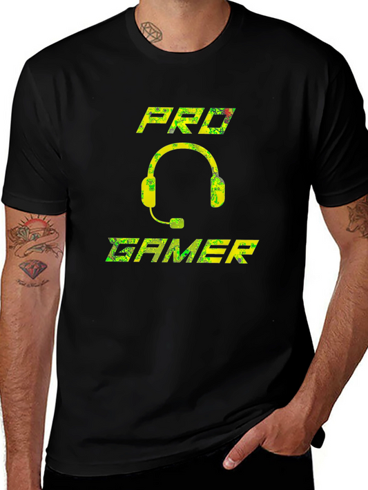 Pro Gamer T-Shirt: Gaming Headset Design