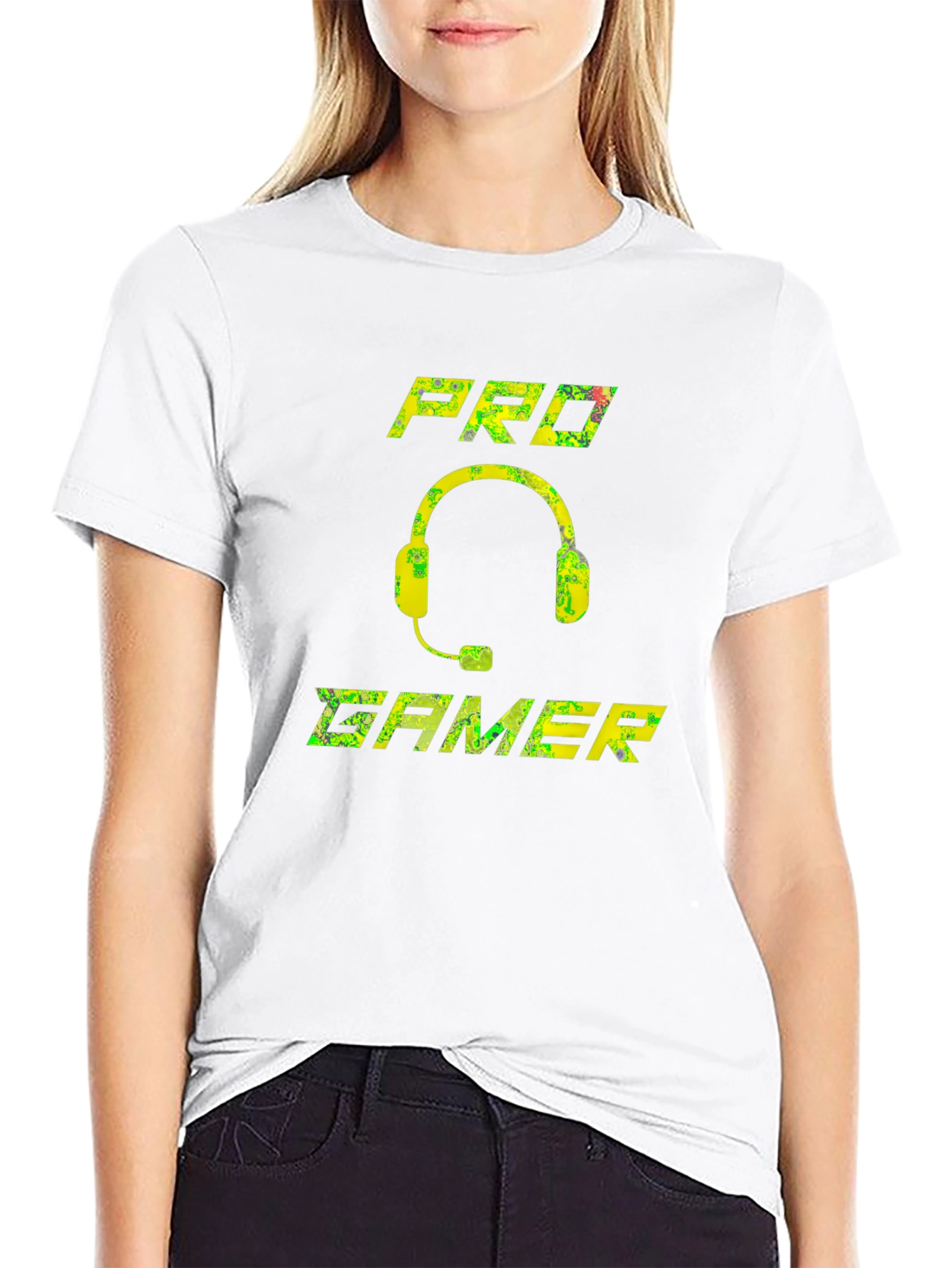 Pro Gamer T-Shirt: Gaming Headset Design