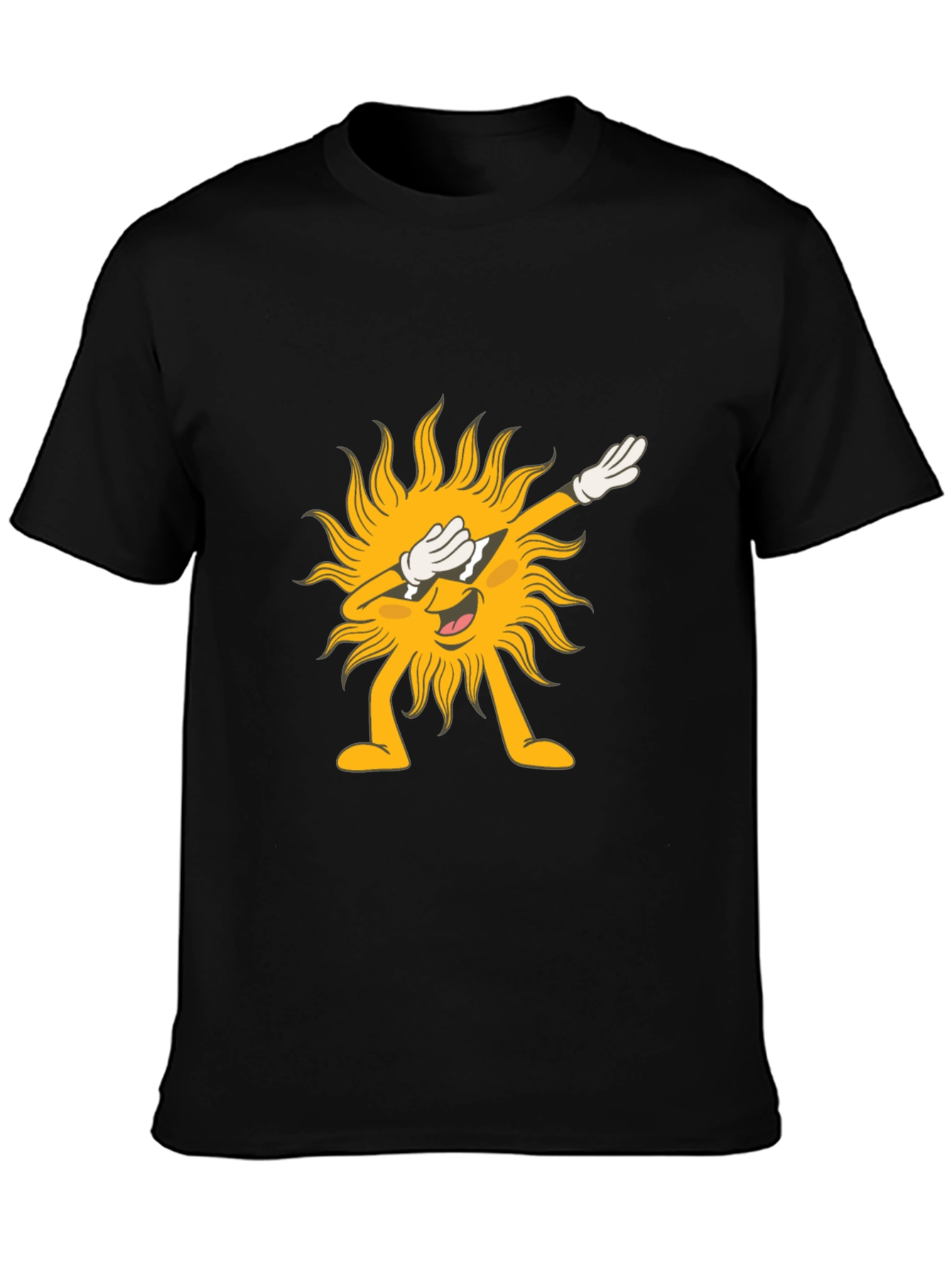 Dabbing Sun Graphic Tee - Fun & Unique!