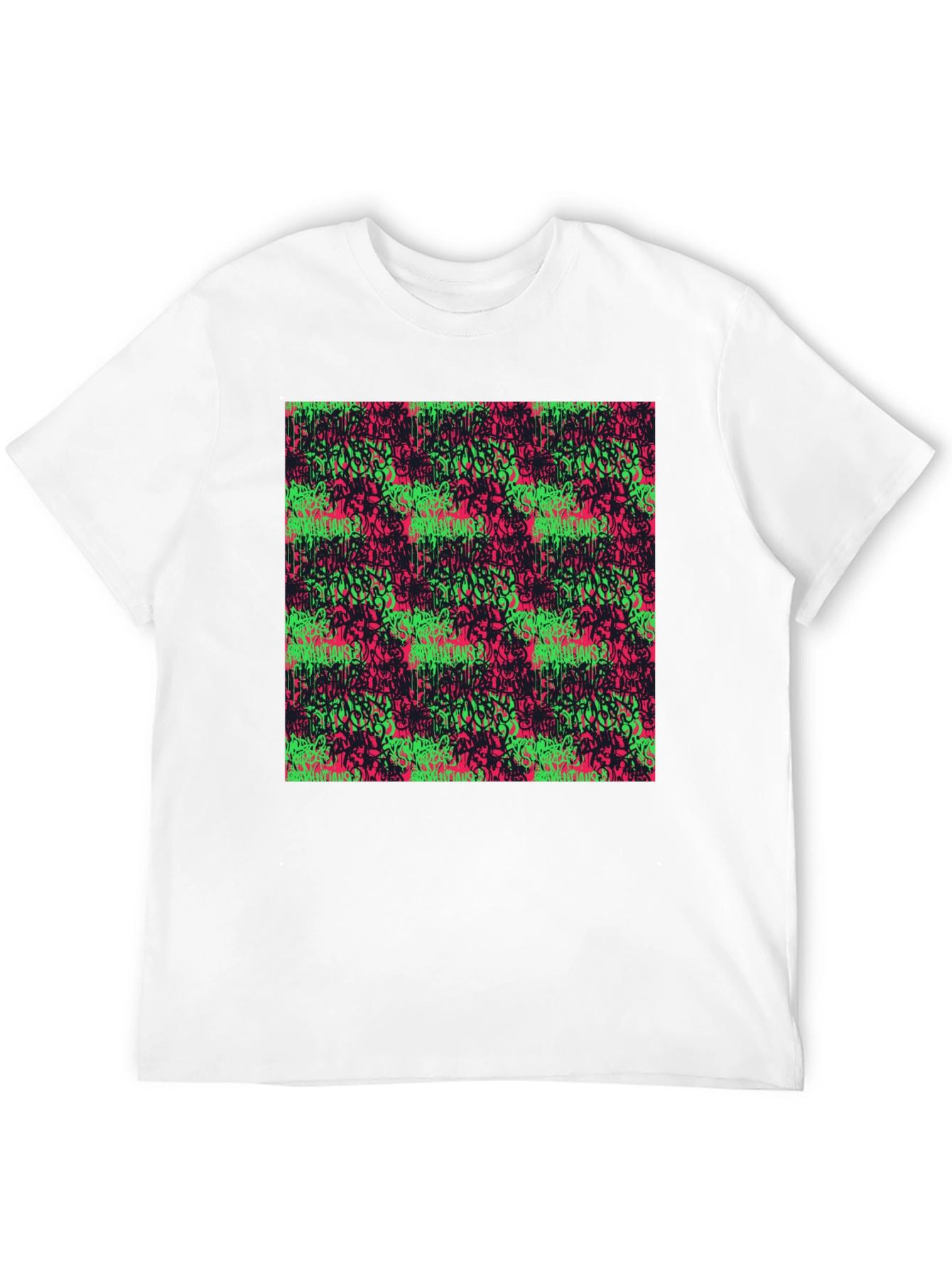 Graffiti Style Graphic Print T-Shirt