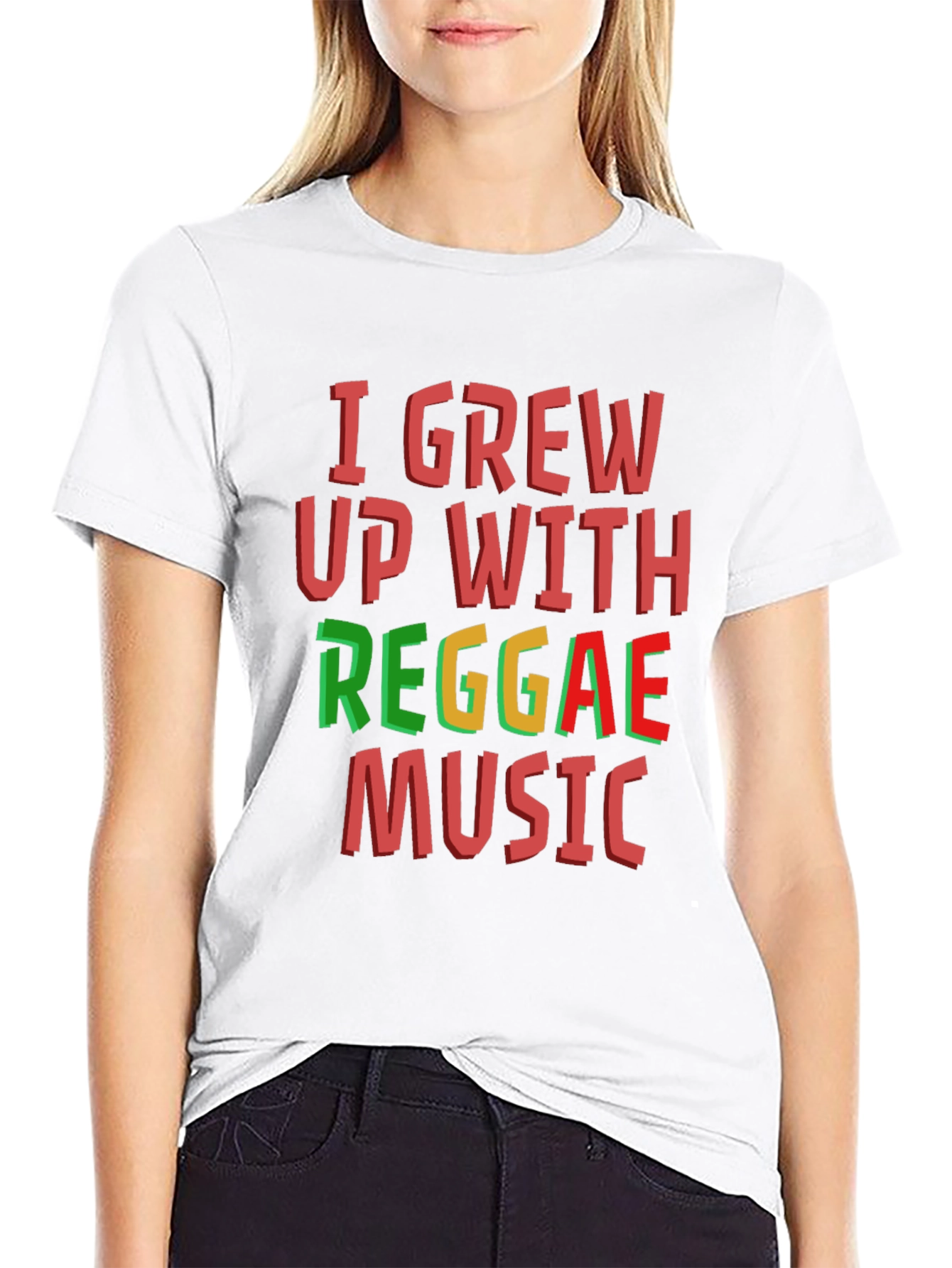 I Grew Up With Reggae Music T-Shirt