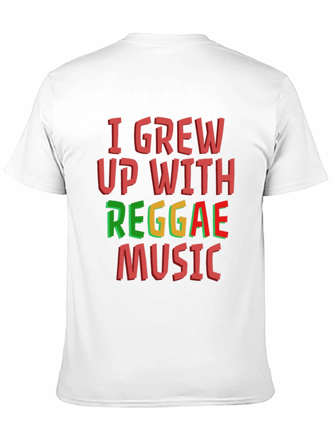 I Grew Up With Reggae Music T-Shirt