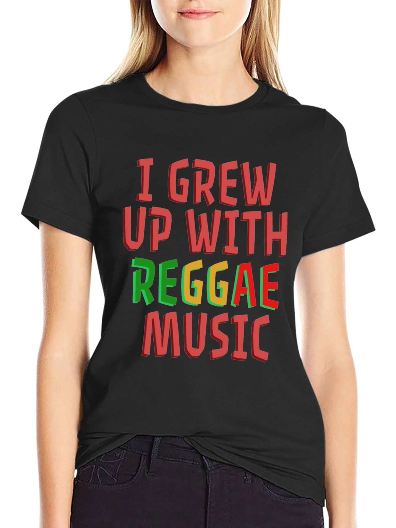 I Grew Up With Reggae Music T-Shirt
