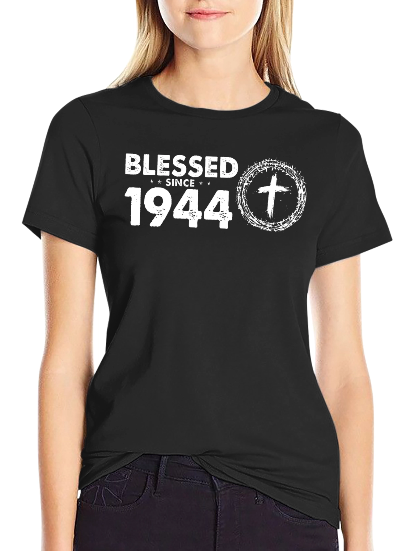 Blessed Since 1944 Graphic T-Shirt