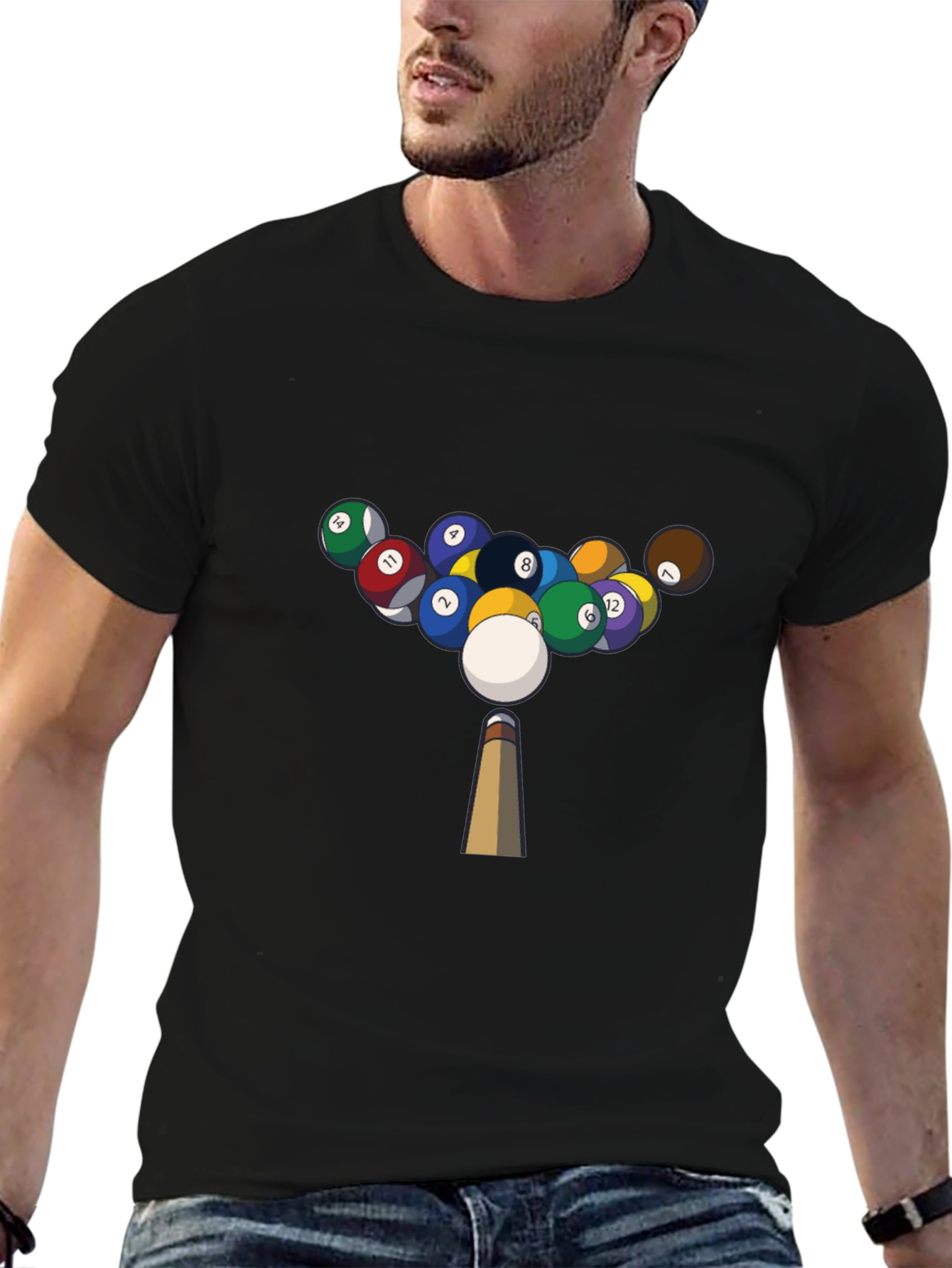 Billiards T-Shirt - Cool Pool Ball Design