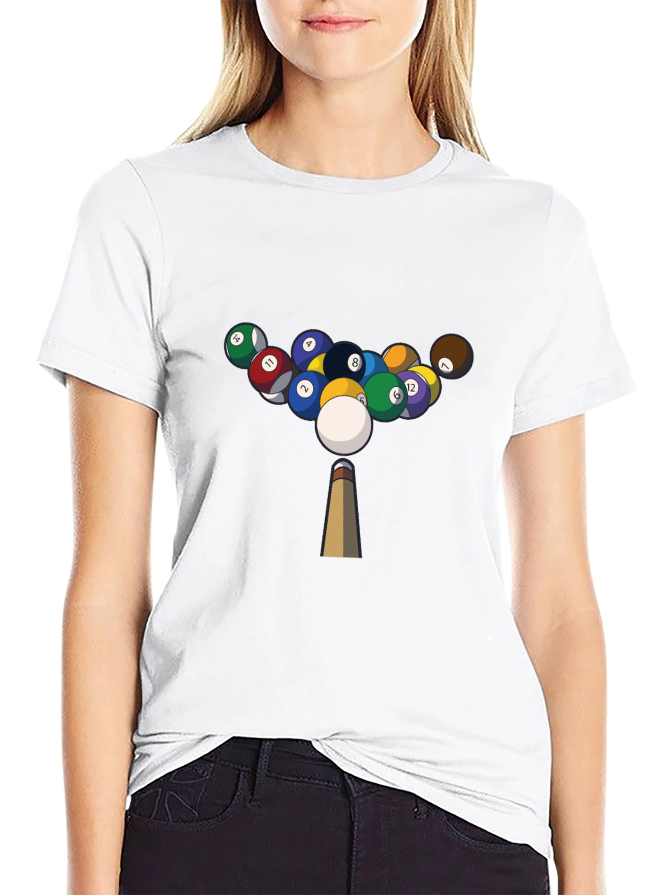 Billiards T-Shirt - Cool Pool Ball Design