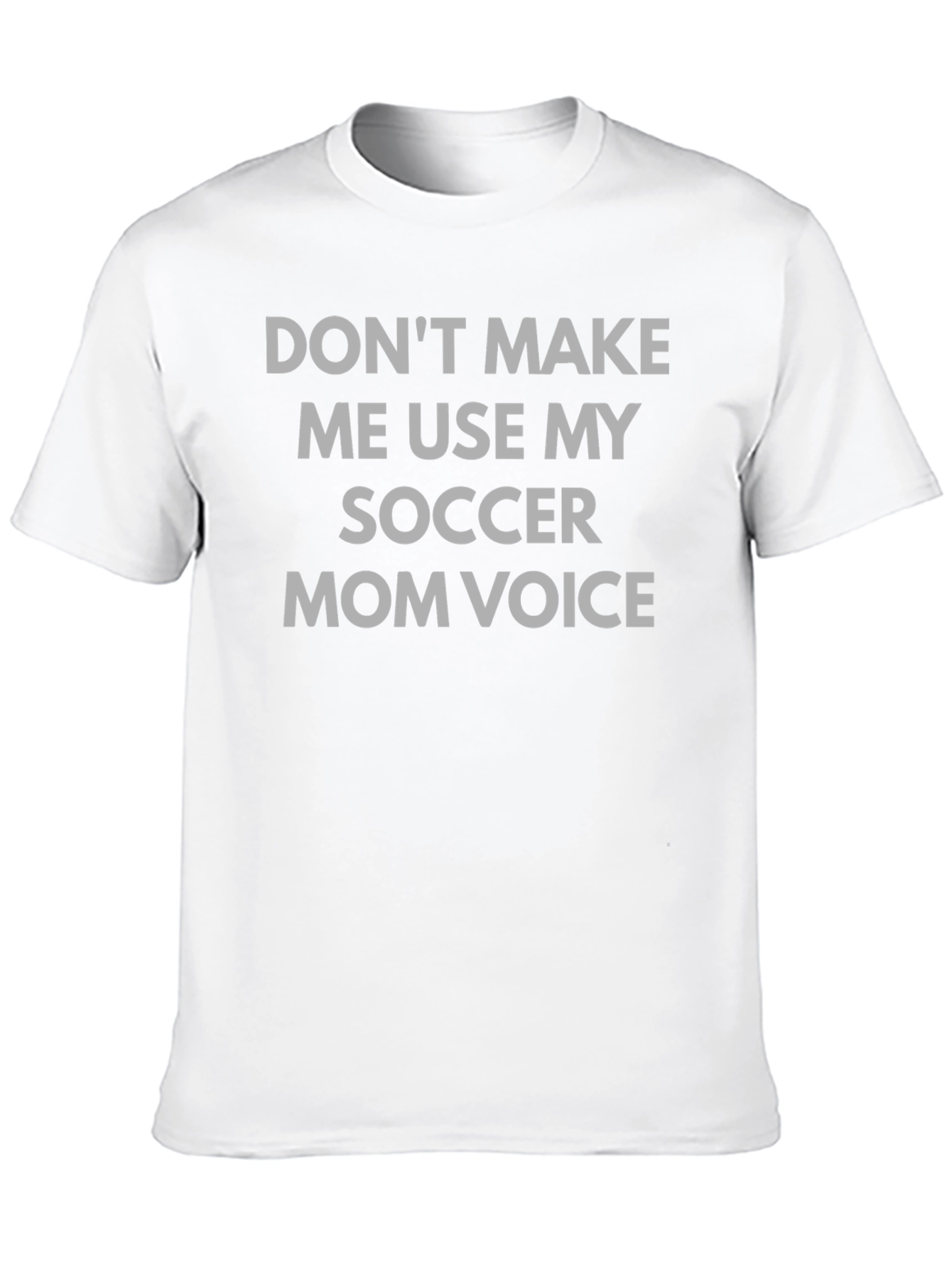 Funny Soccer Mom Voice Graphic Tee