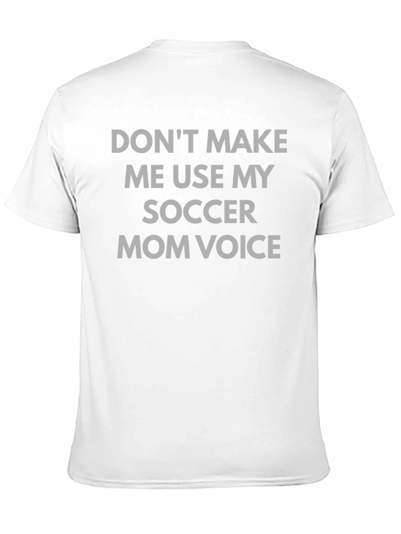 Funny Soccer Mom Voice Graphic Tee