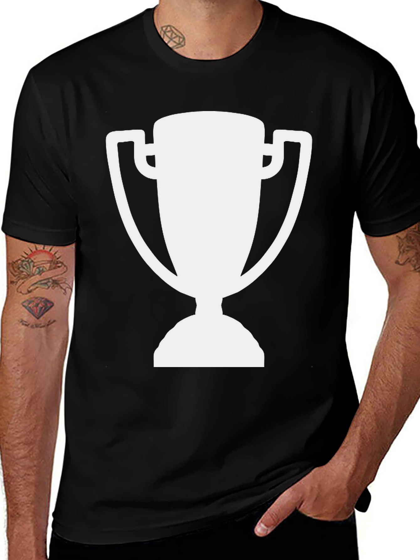 Trophy Graphic Tee - Classic Award Winner T-Shirt