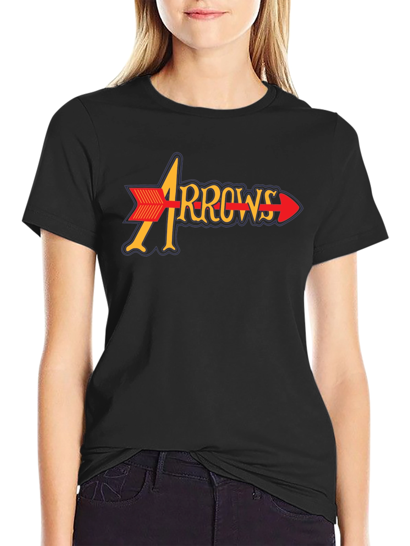 Arrows Graphic Tee - Stylish Cotton Shirt