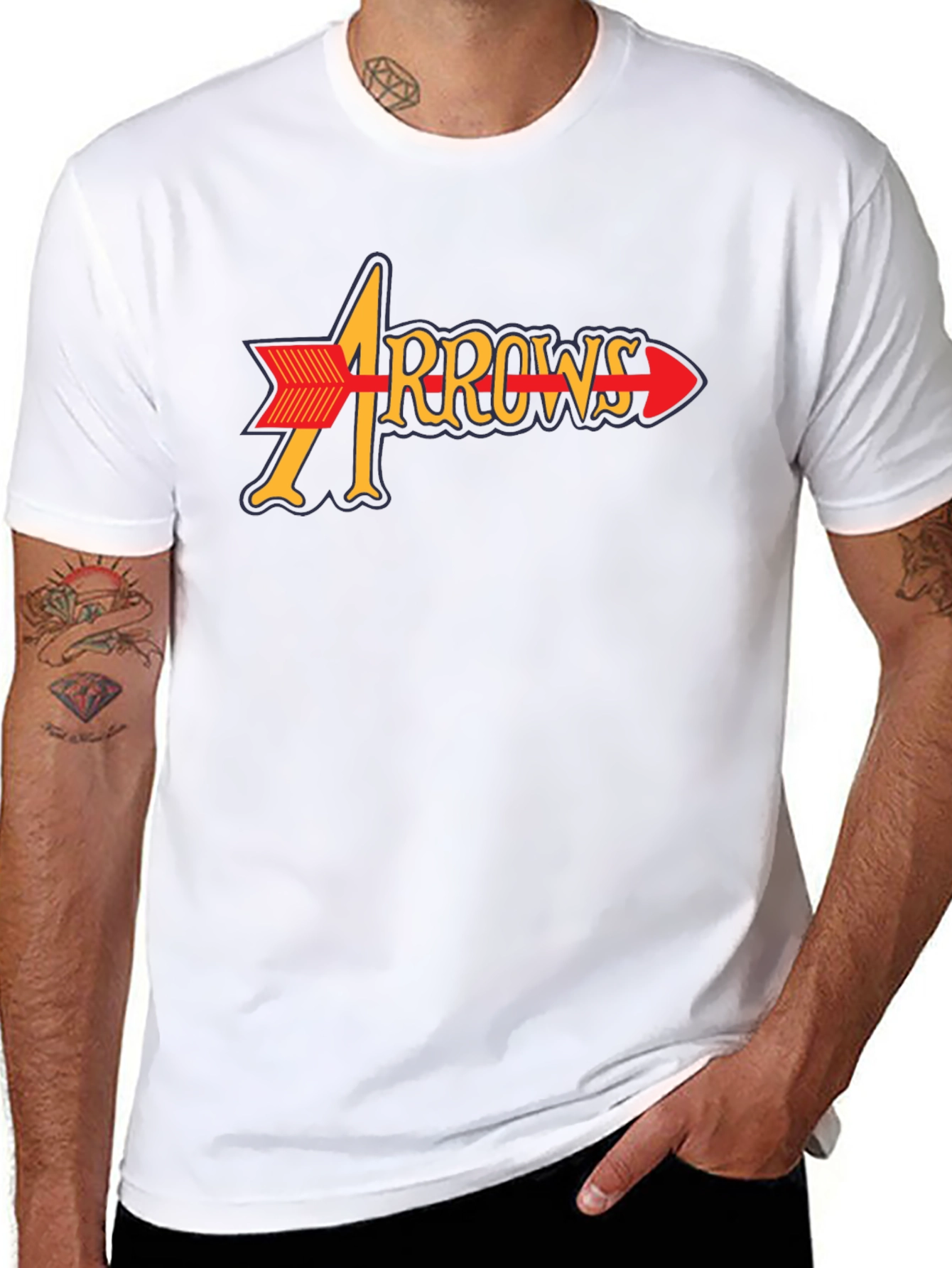 Arrows Graphic Tee - Stylish Cotton Shirt