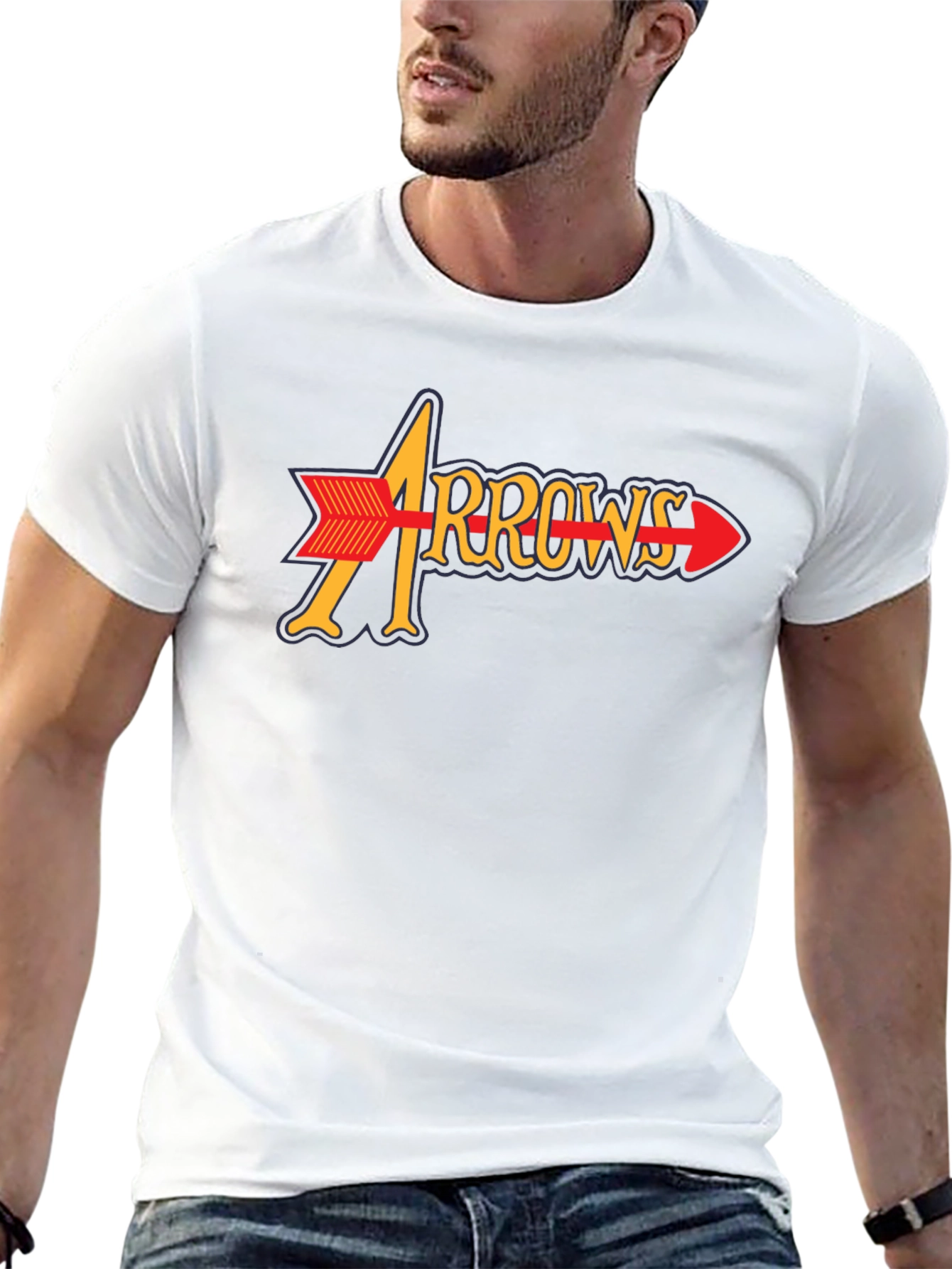 Arrows Graphic Tee - Stylish Cotton Shirt