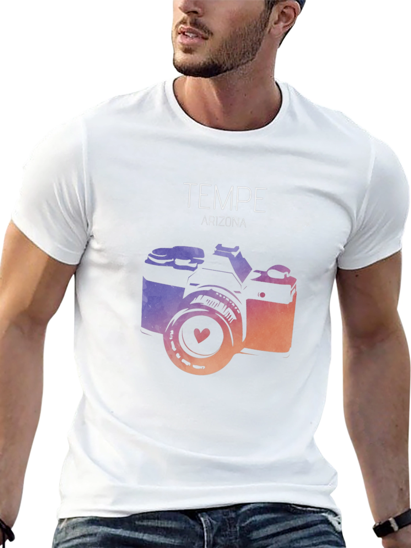 Tempe Arizona Camera Graphic T-Shirt