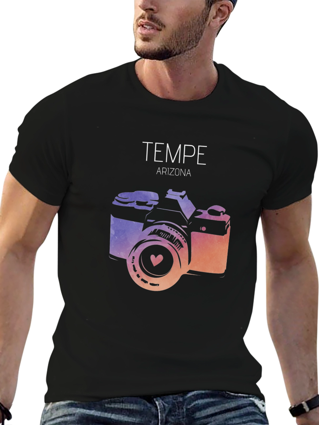 Tempe Arizona Camera Graphic T-Shirt
