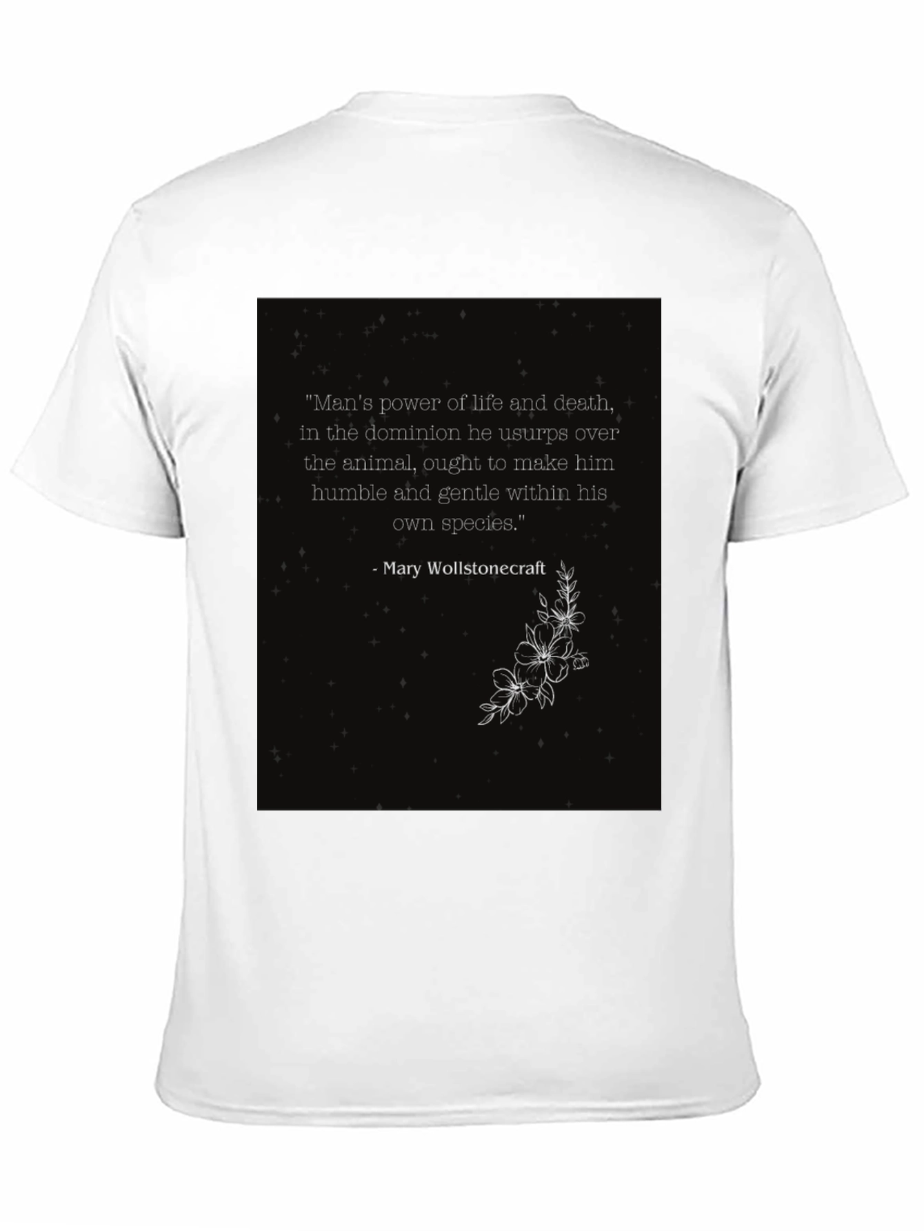 Philosophical Quote T-Shirt - Mans Power