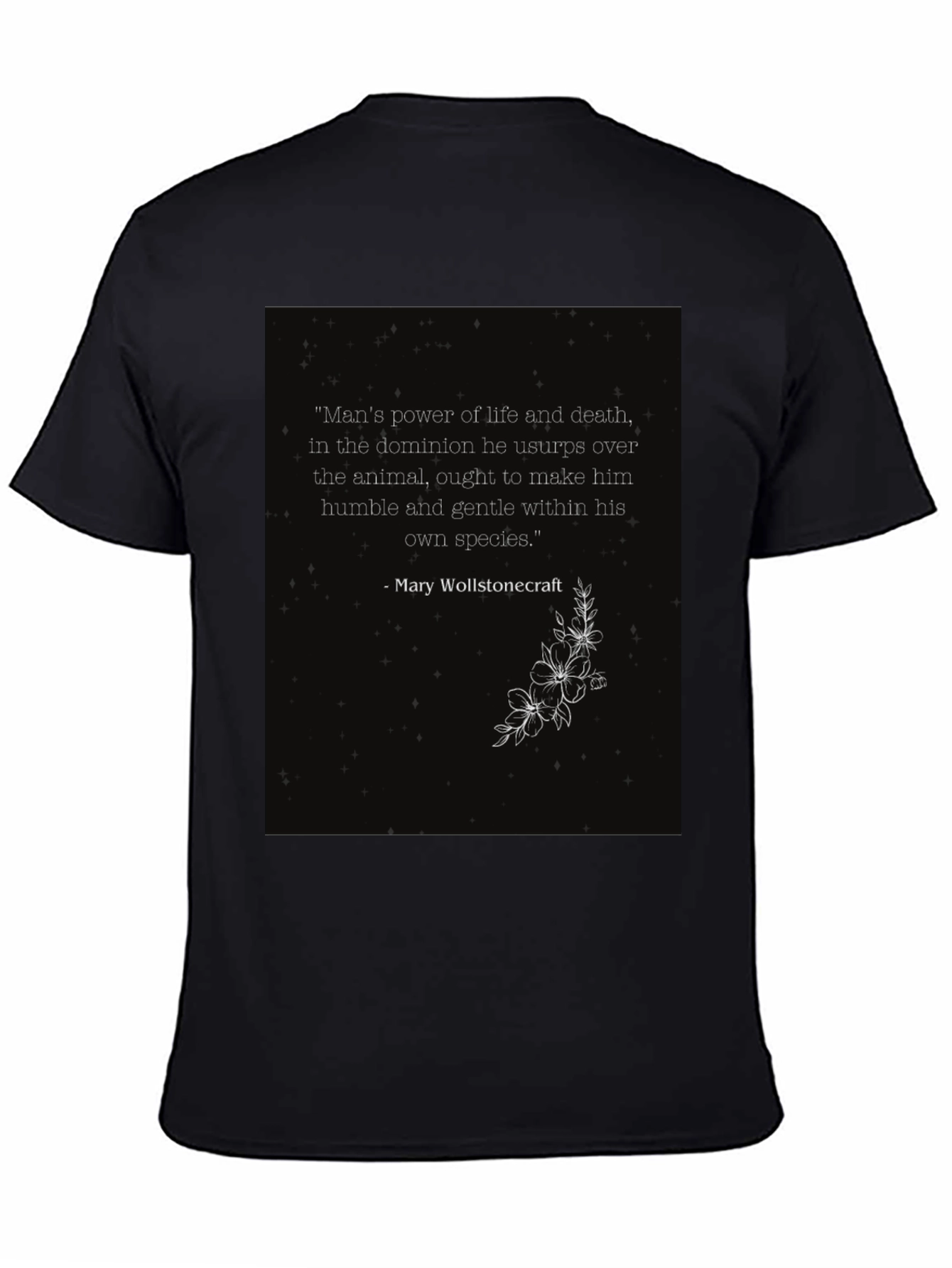 Philosophical Quote T-Shirt - Mans Power