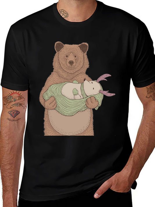 Bear Holding Creature T-Shirt
