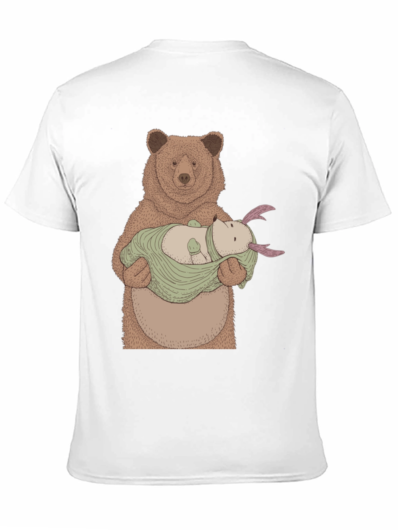 Bear Holding Creature T-Shirt