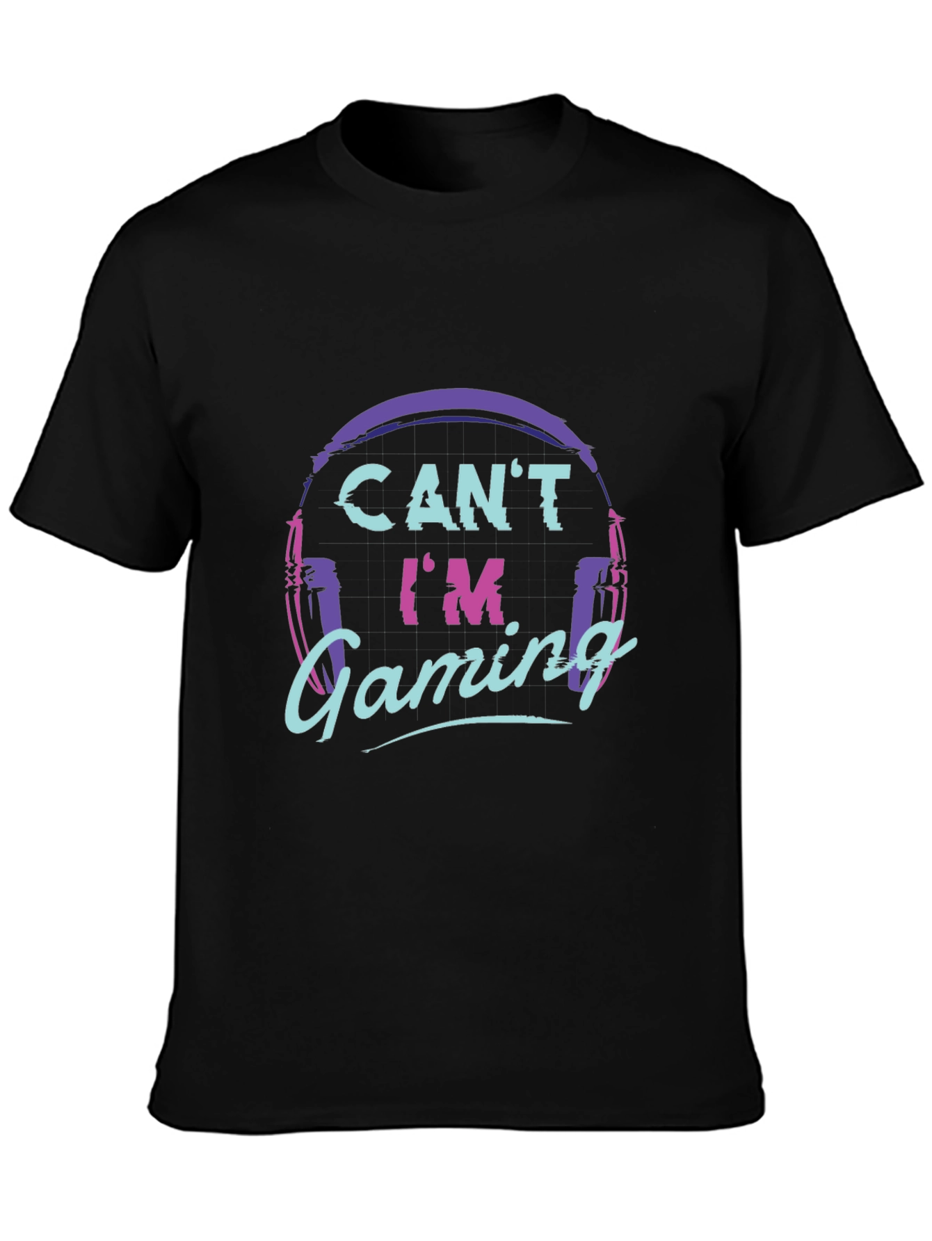 Gamer Headset T-Shirt - Cant Im Gaming Tee