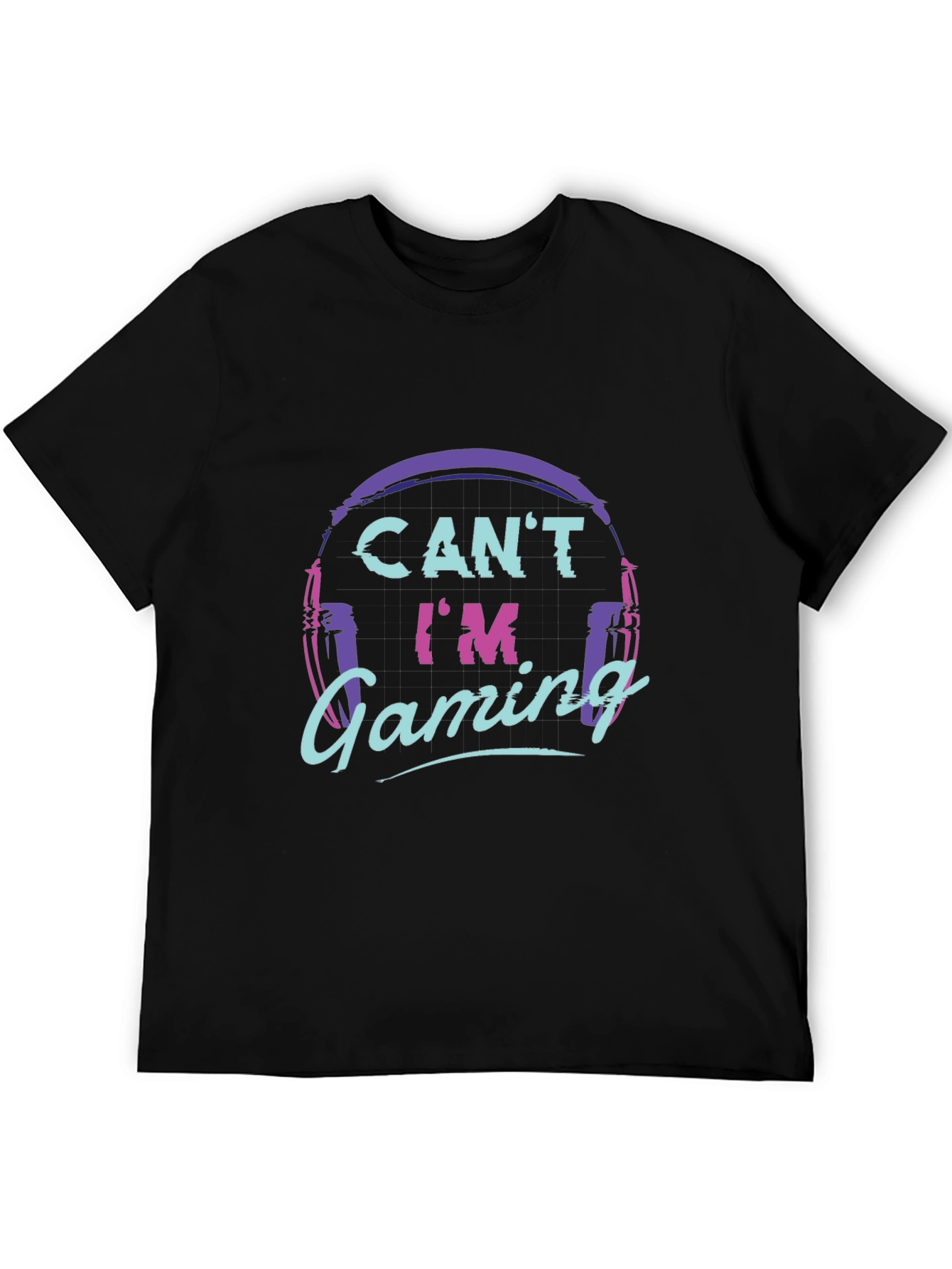 Gamer Headset T-Shirt - Cant Im Gaming Tee