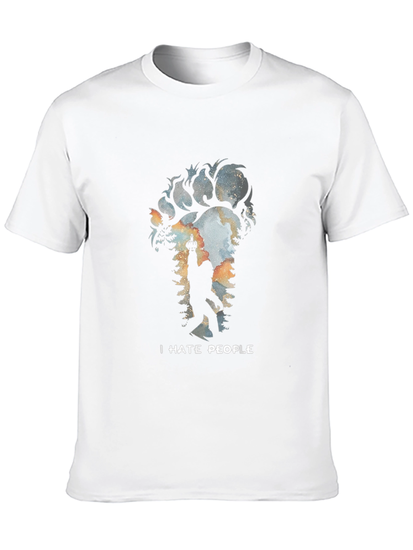 I Hate People Bigfoot T-Shirt