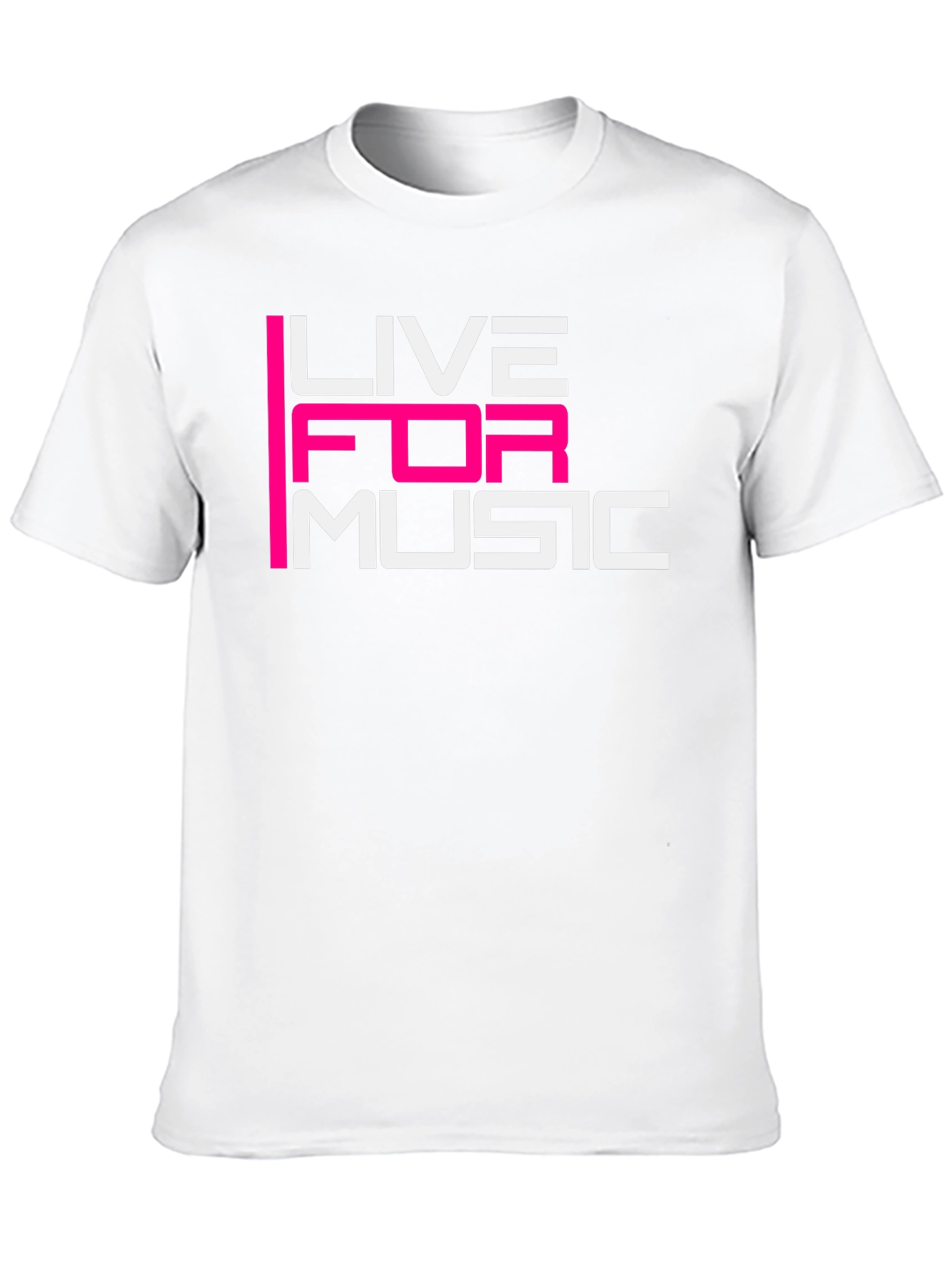 Live For Music Graphic Tee - Black