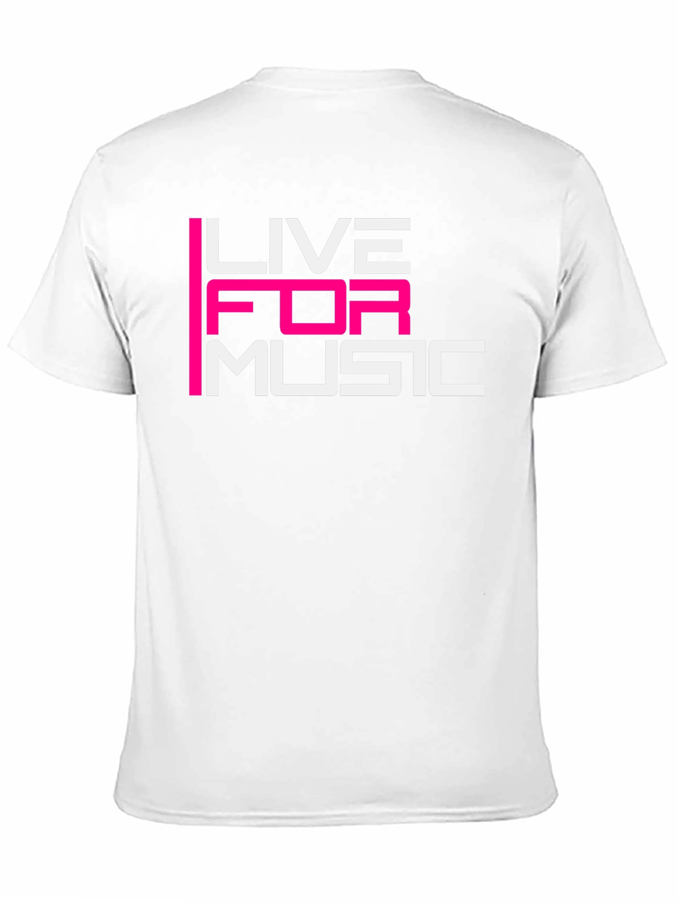Live For Music Graphic Tee - Black