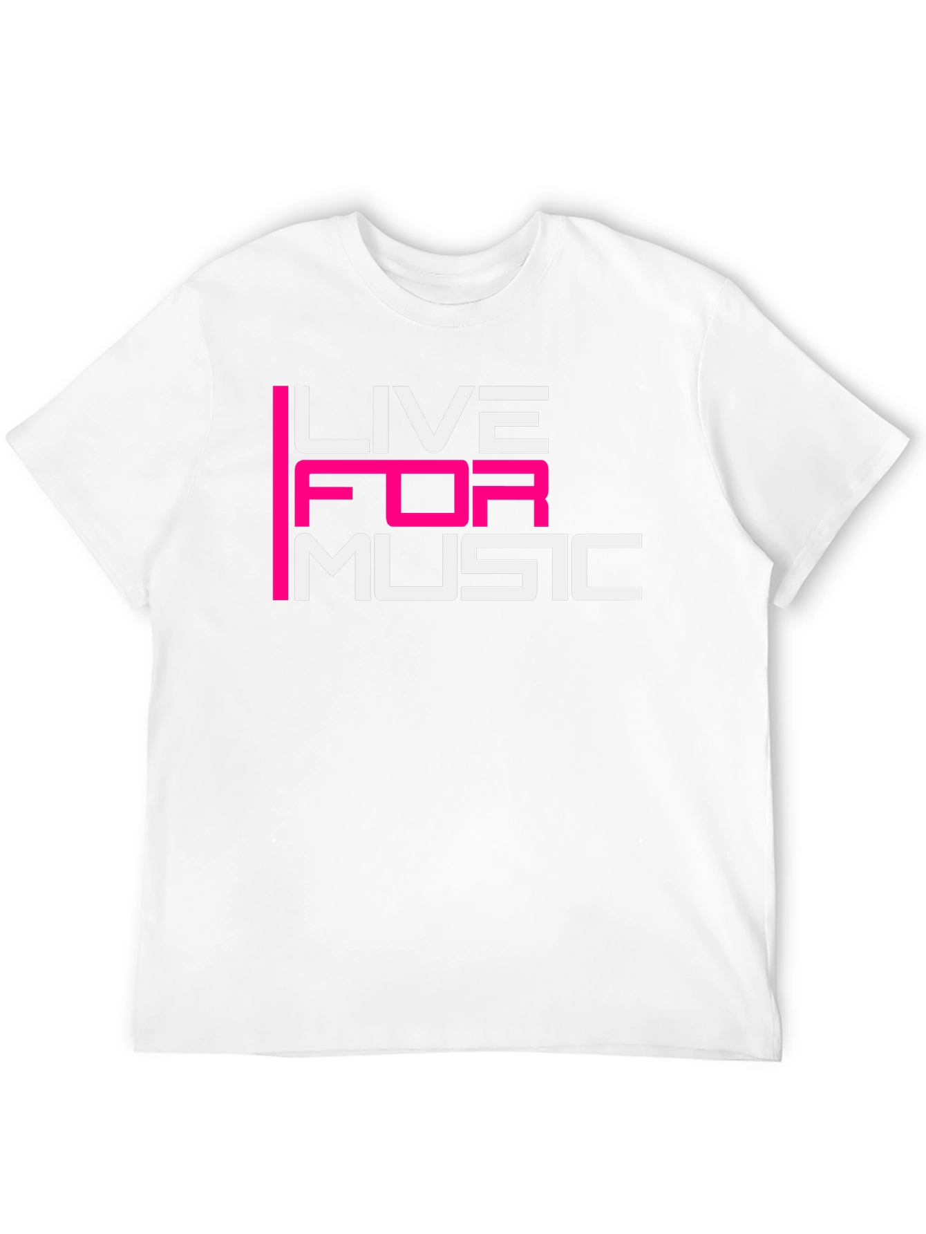 Live For Music Graphic Tee - Black