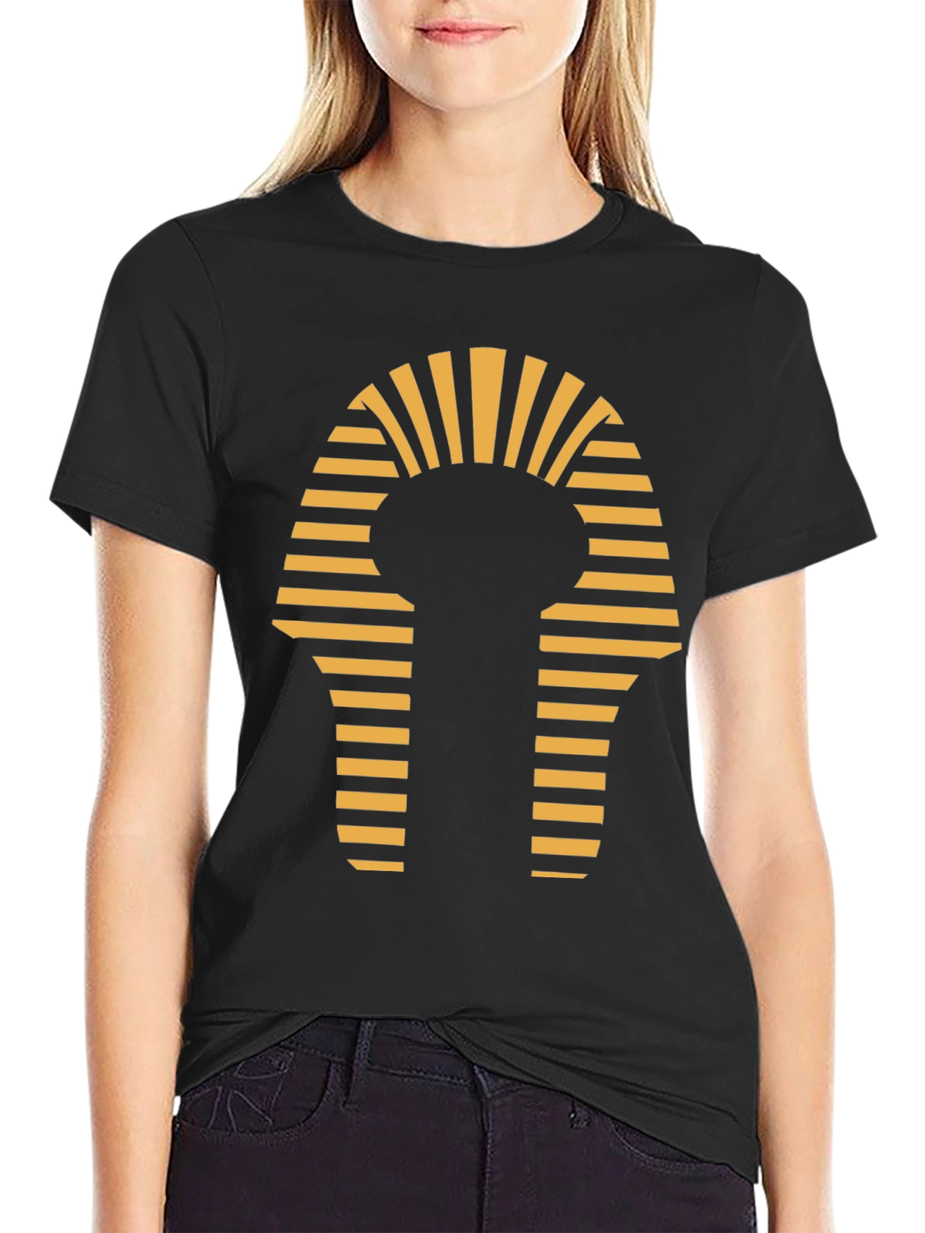 Egyptian Pharaoh T-Shirt - Black Cotton Tee