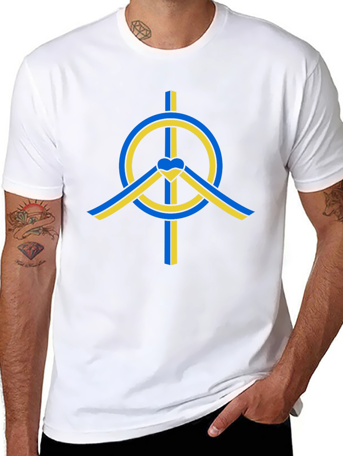Ukraine Peace Sign T-Shirt