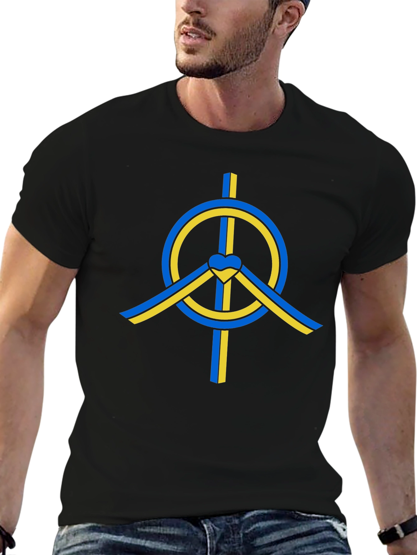 Ukraine Peace Sign T-Shirt