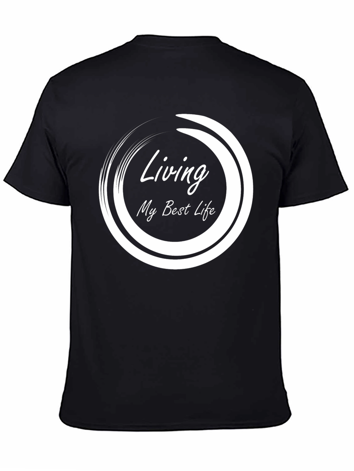 Living My Best Life - Black Graphic Tee