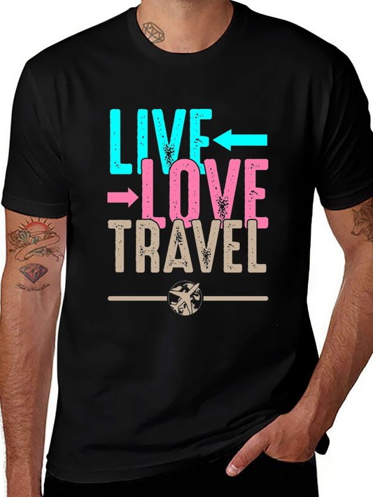 Live Love Travel Graphic Tee - Adventure Ready