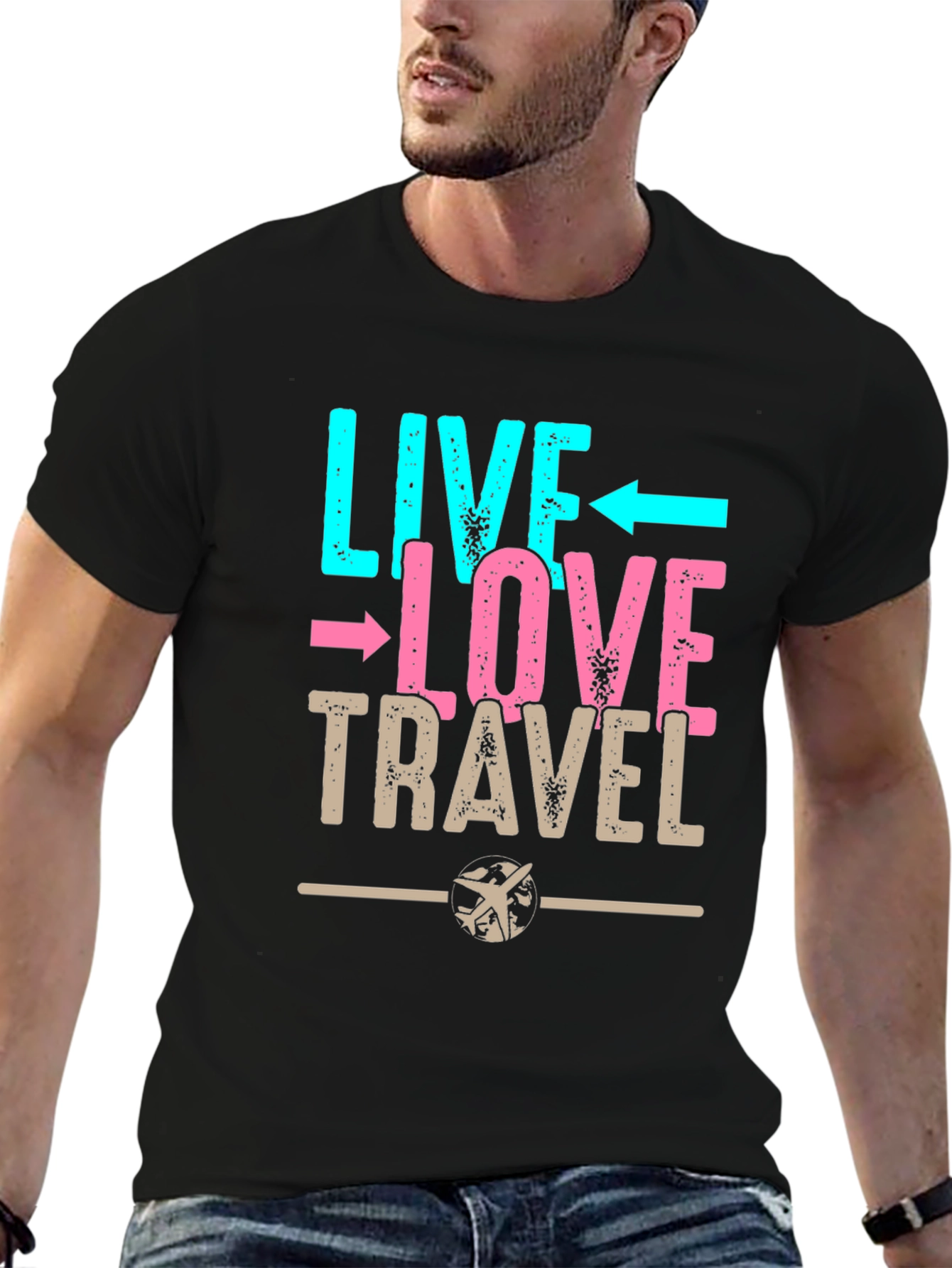 Live Love Travel Graphic Tee - Adventure Ready