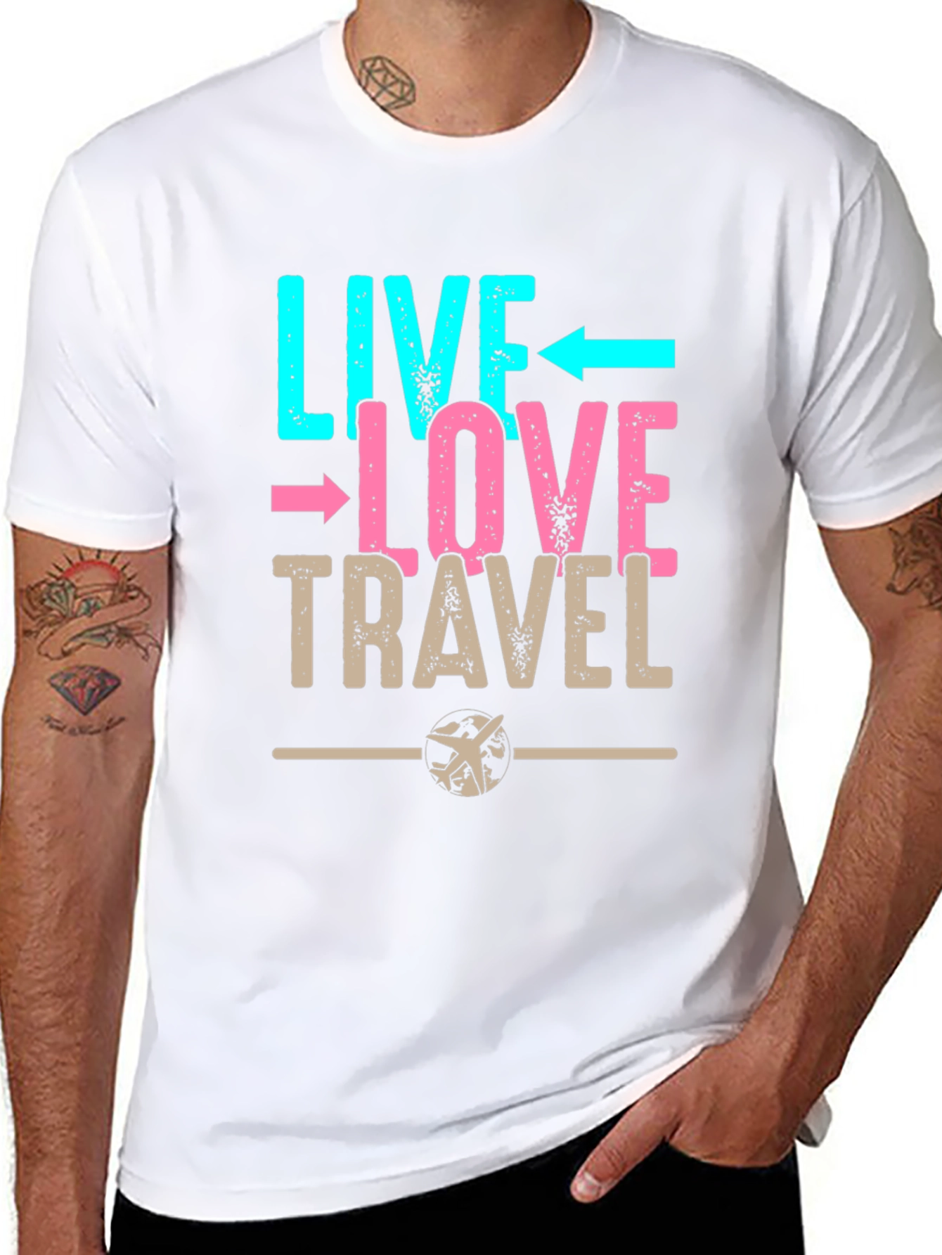 Live Love Travel Graphic Tee - Adventure Ready