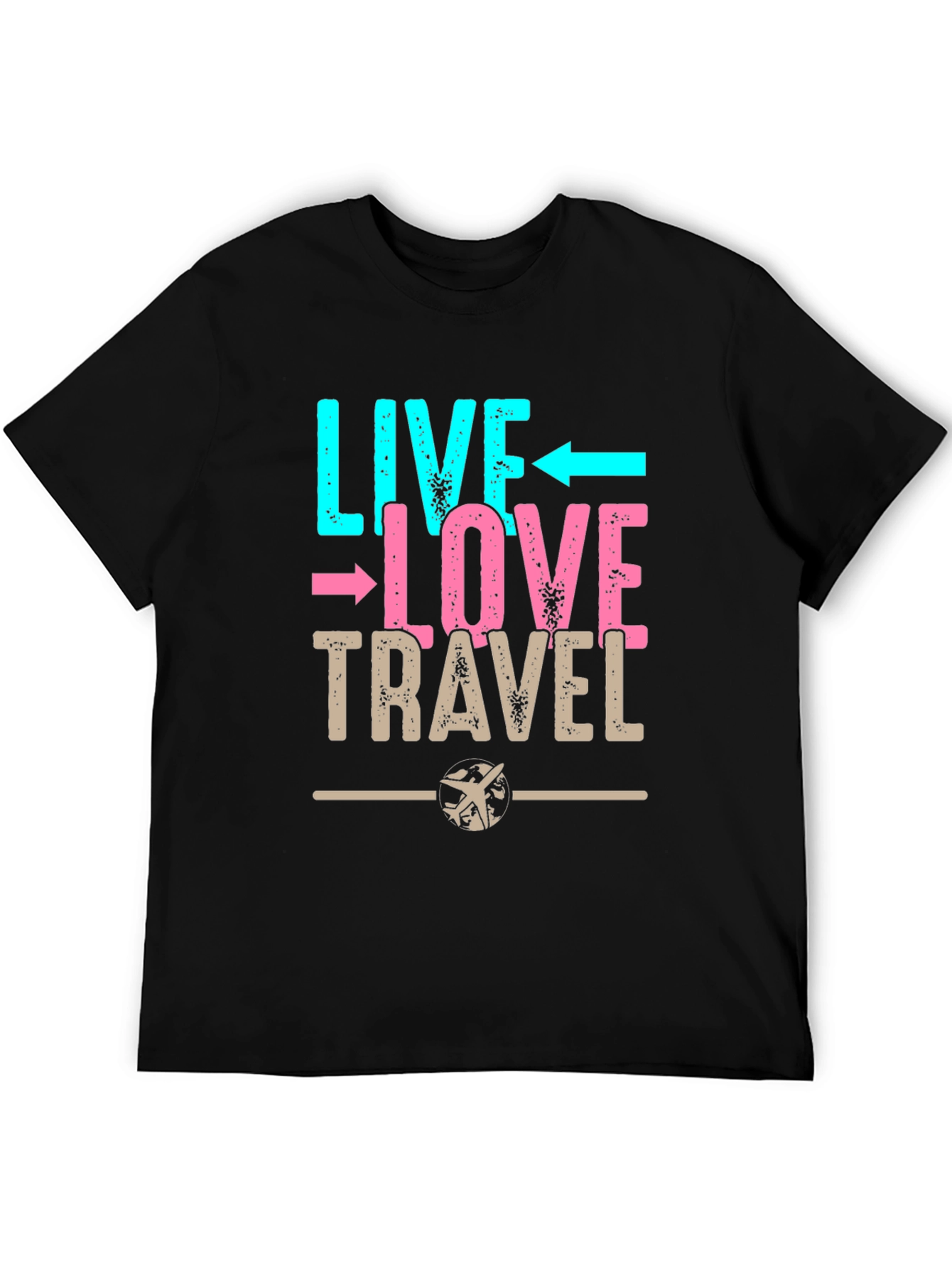 Live Love Travel Graphic Tee - Adventure Ready