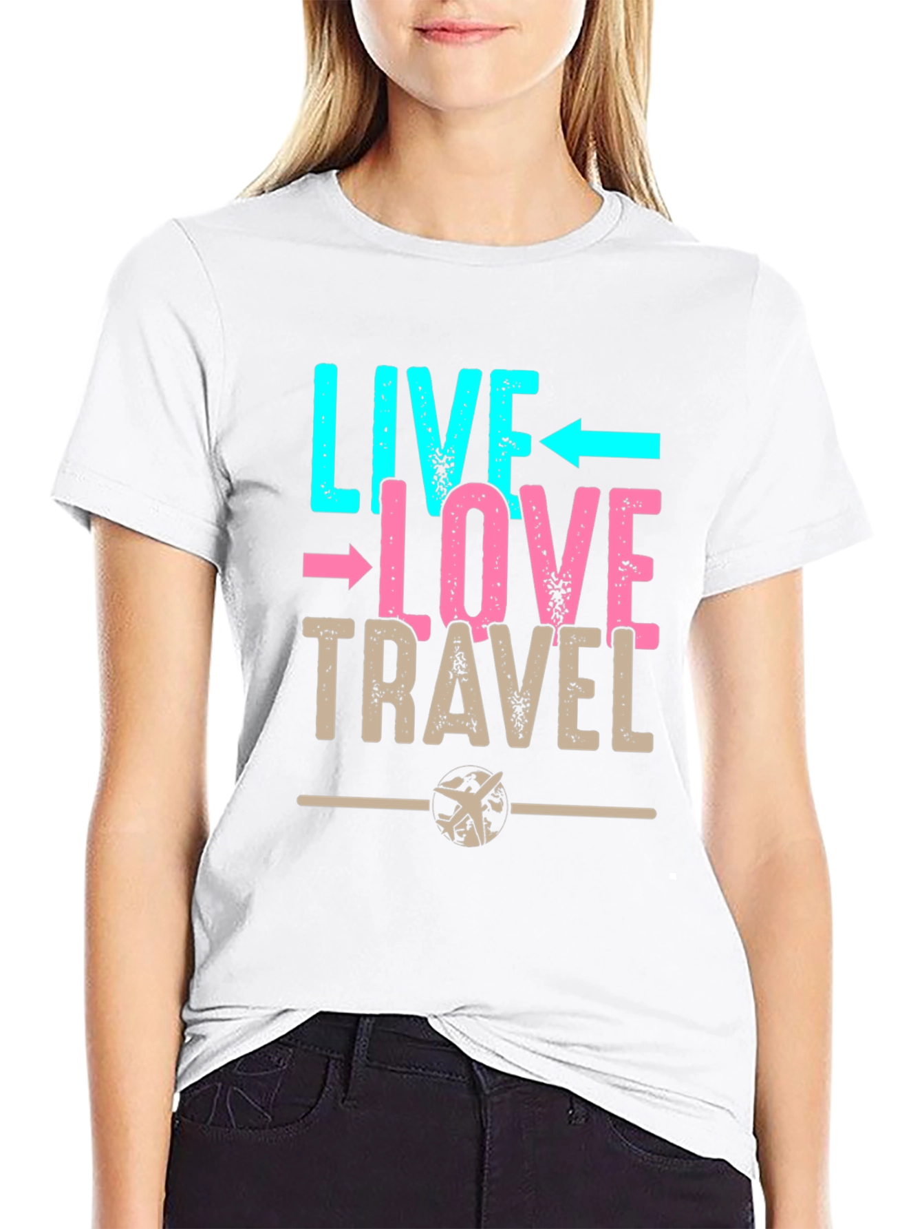Live Love Travel Graphic Tee - Adventure Ready