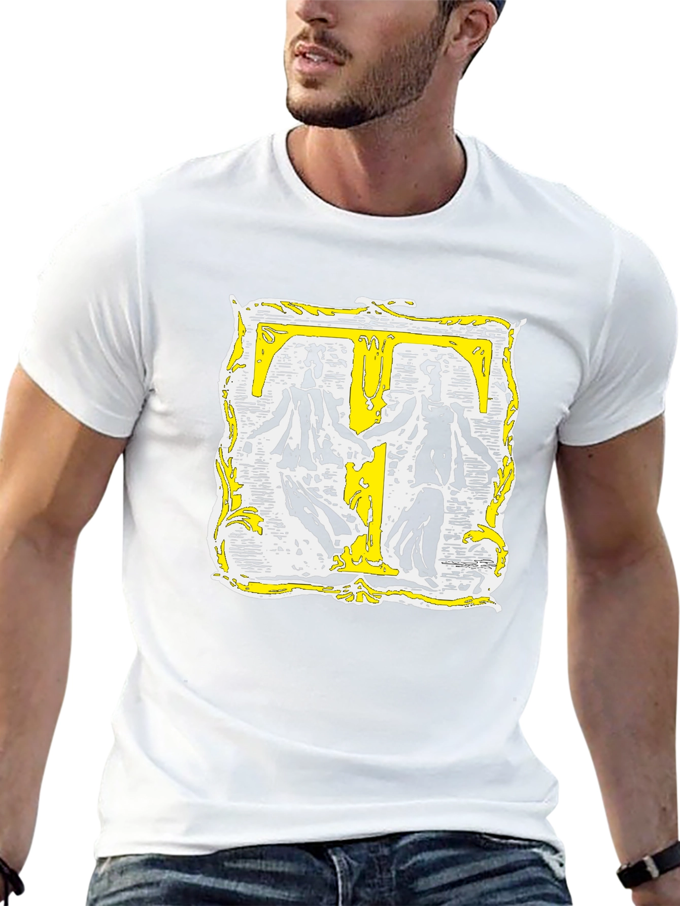 Gemini Zodiac Sign Black T-Shirt