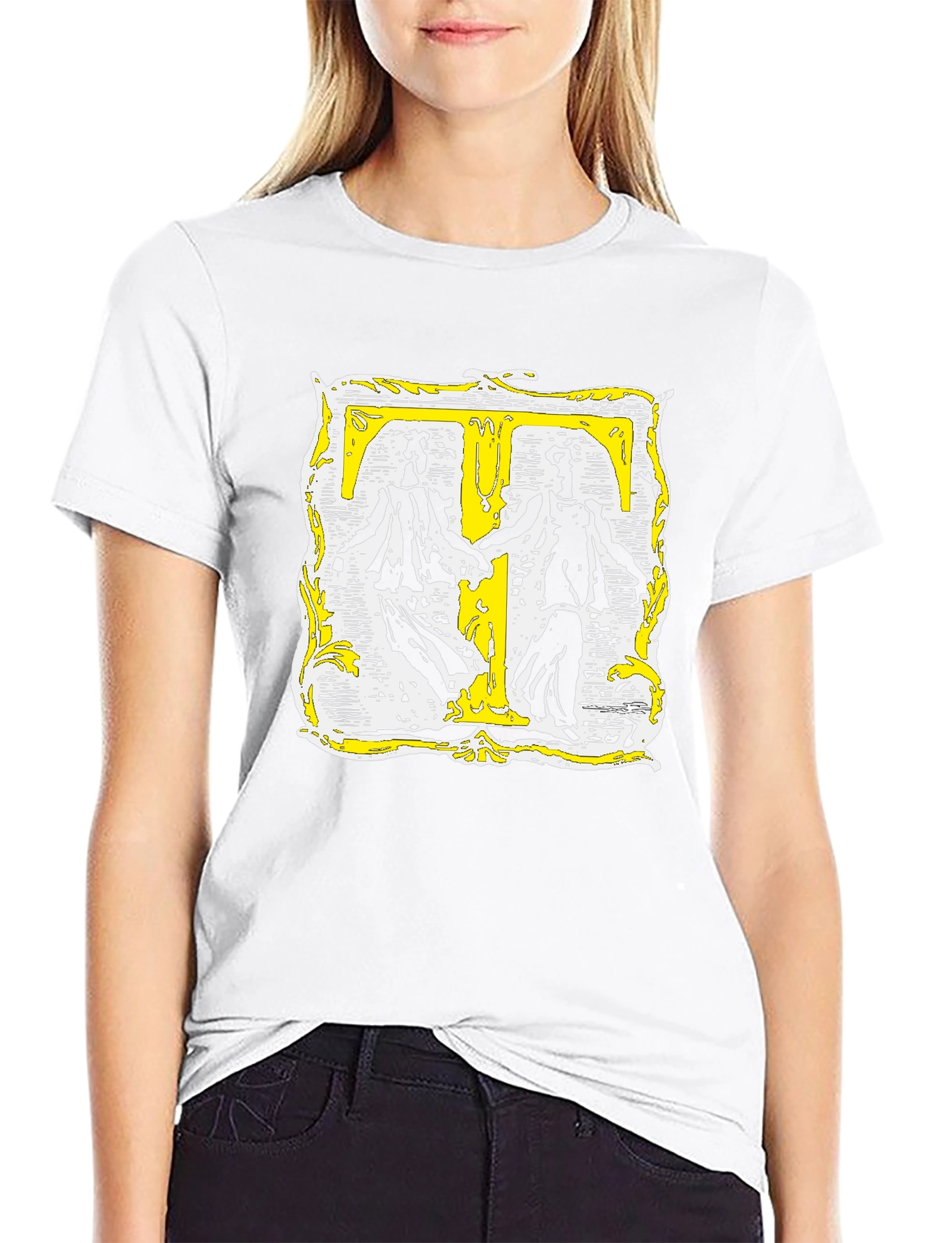 Gemini Zodiac Sign Black T-Shirt
