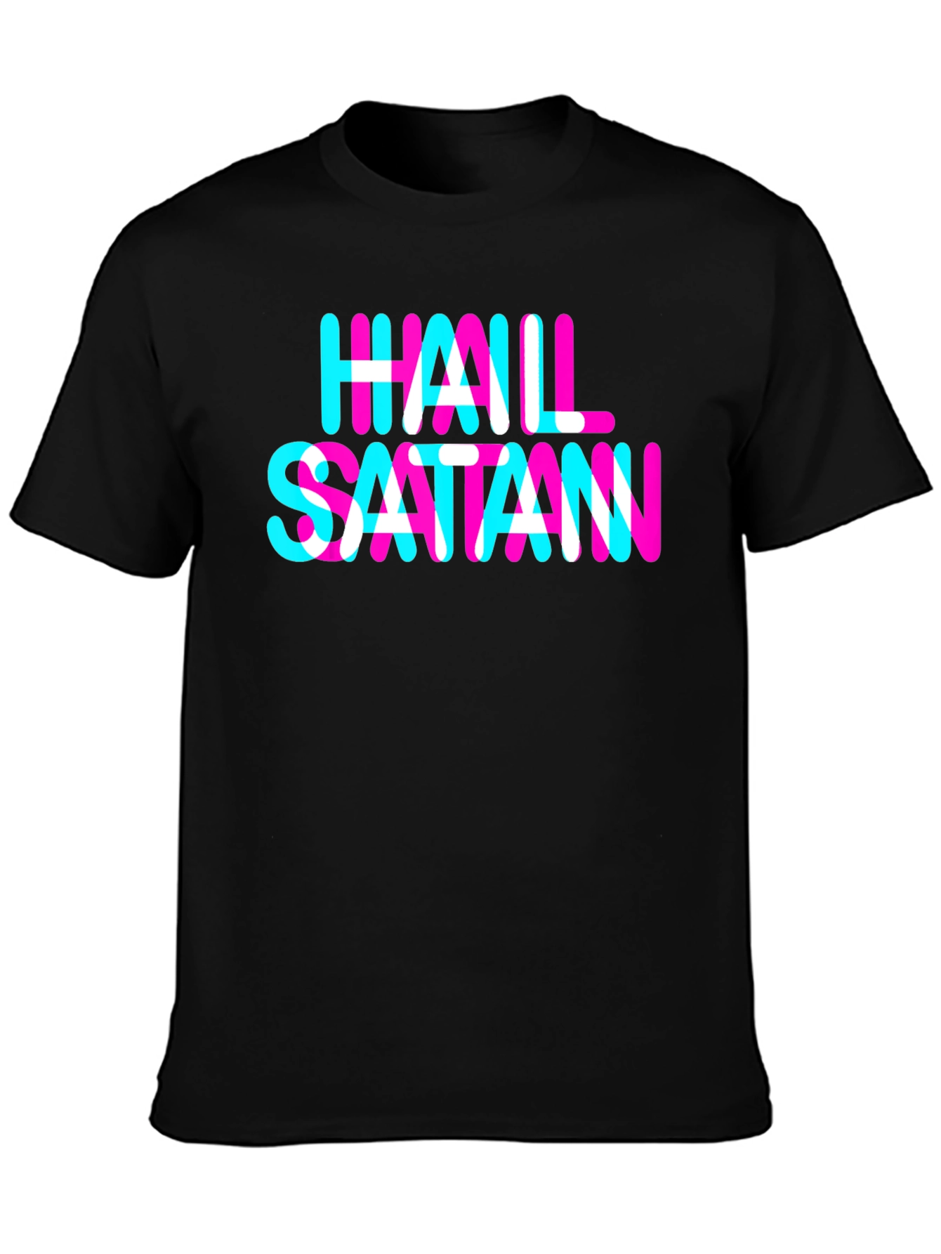 Hail Satan Graphic Tee - Bold Statement Shirt