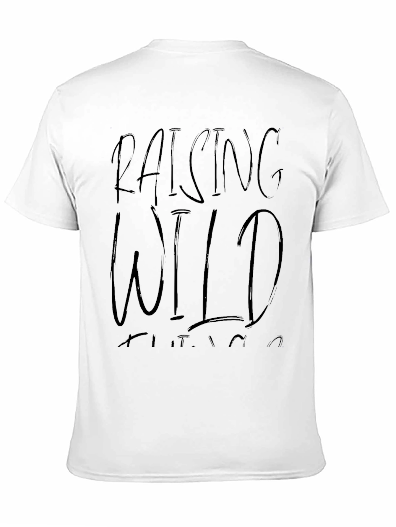 Raising Wild Things Black Graphic Tee