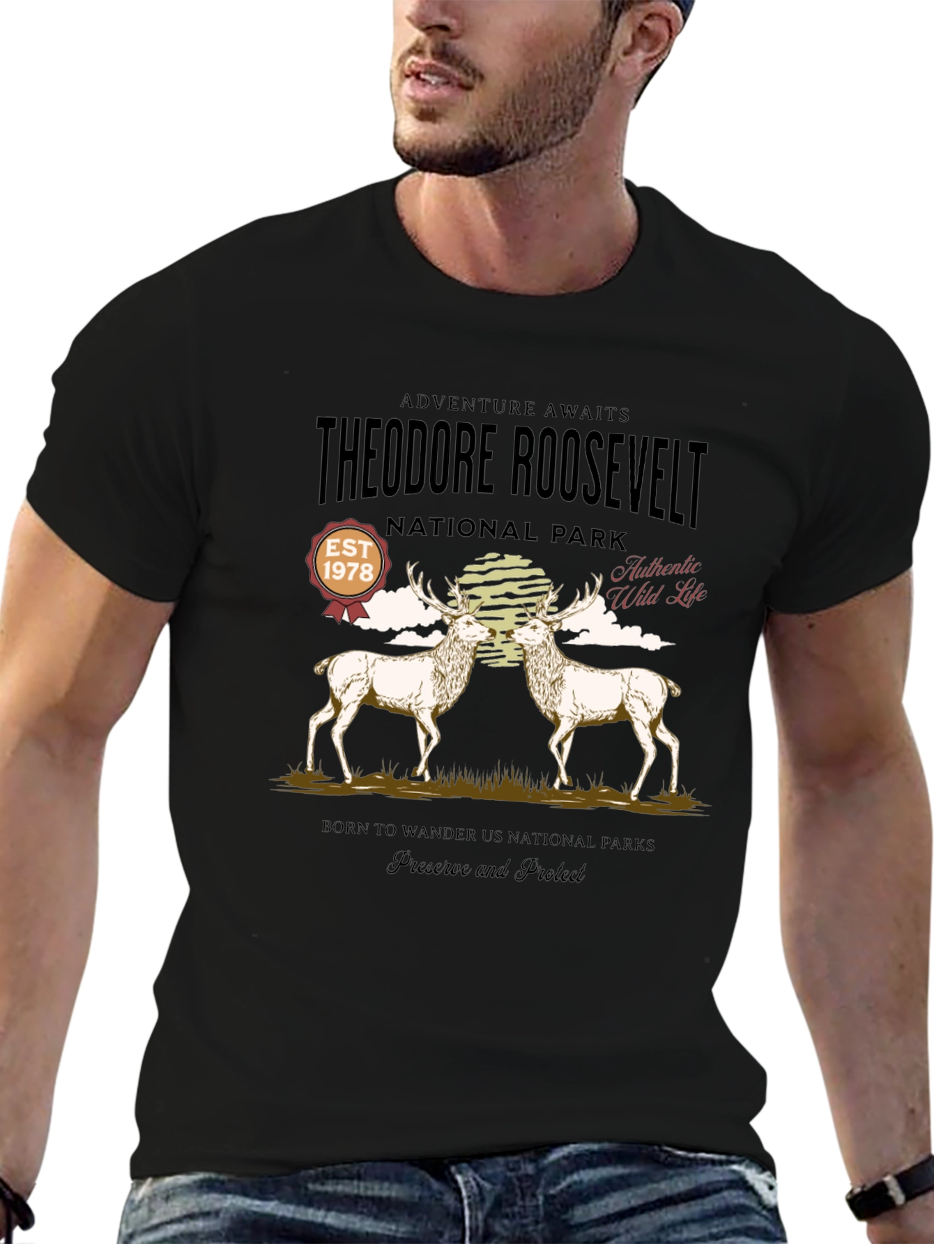 Theodore Roosevelt National Park Graphic T-Shirt