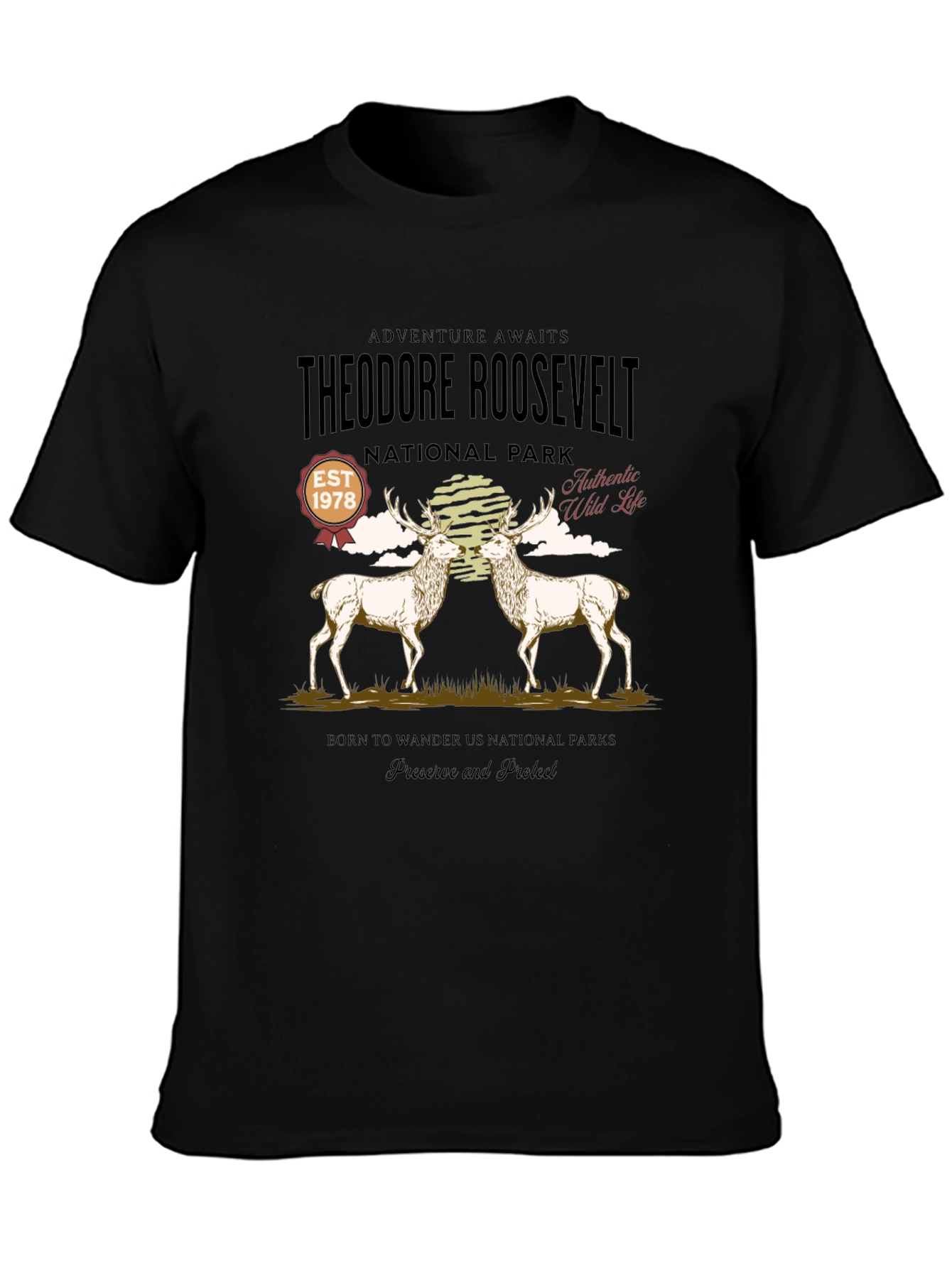 Theodore Roosevelt National Park Graphic T-Shirt