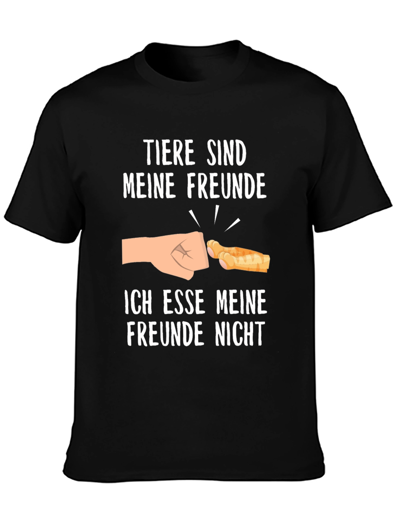 Vegan T-Shirt - Animals are Friends