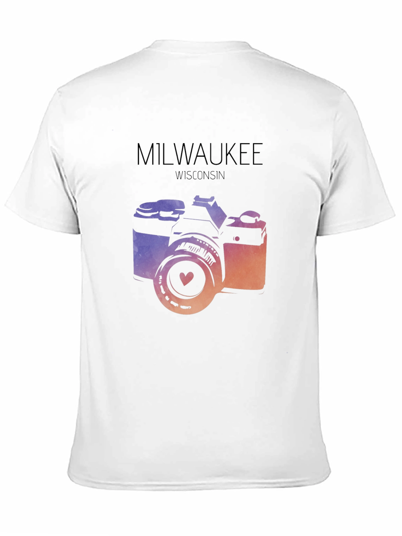 Milwaukee Camera T-Shirt - Wisconsin Love