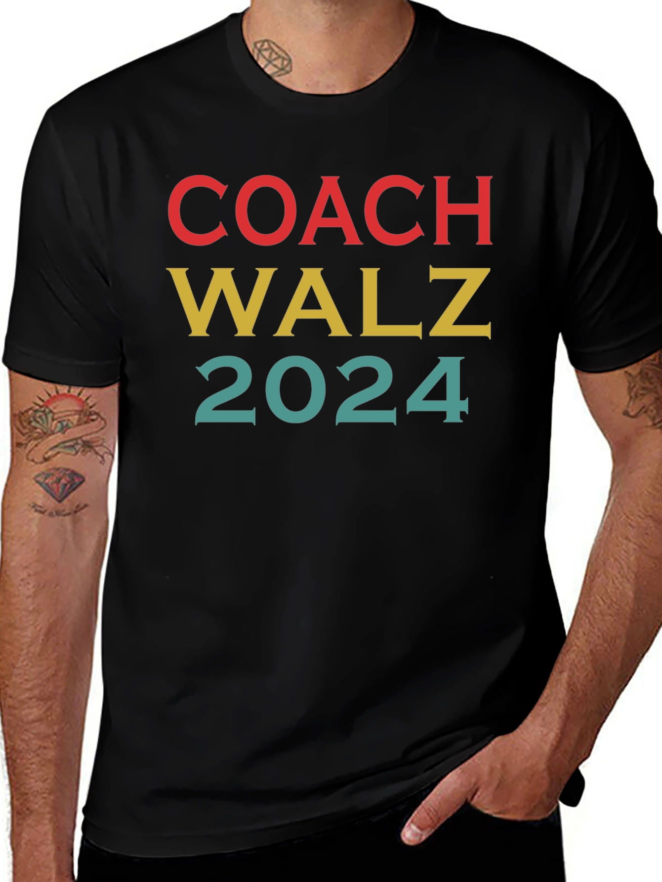 Coach Walz 2024 Graphic T-Shirt