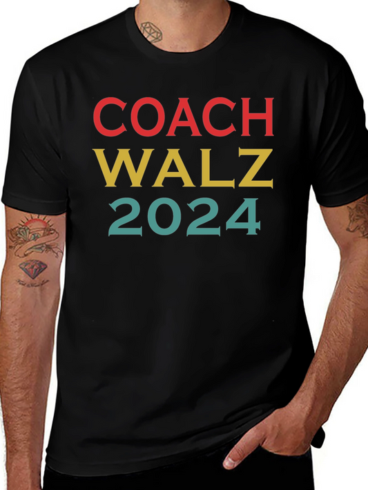 Coach Walz 2024 Graphic T-Shirt