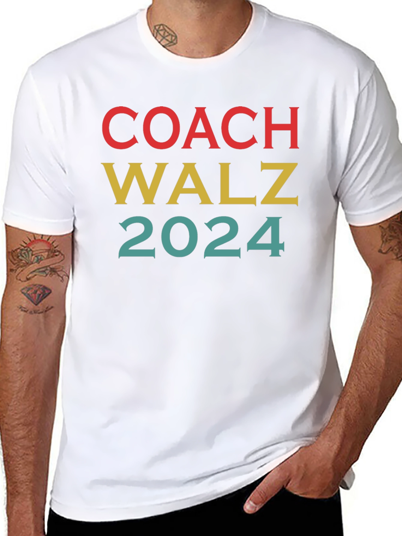Coach Walz 2024 Graphic T-Shirt